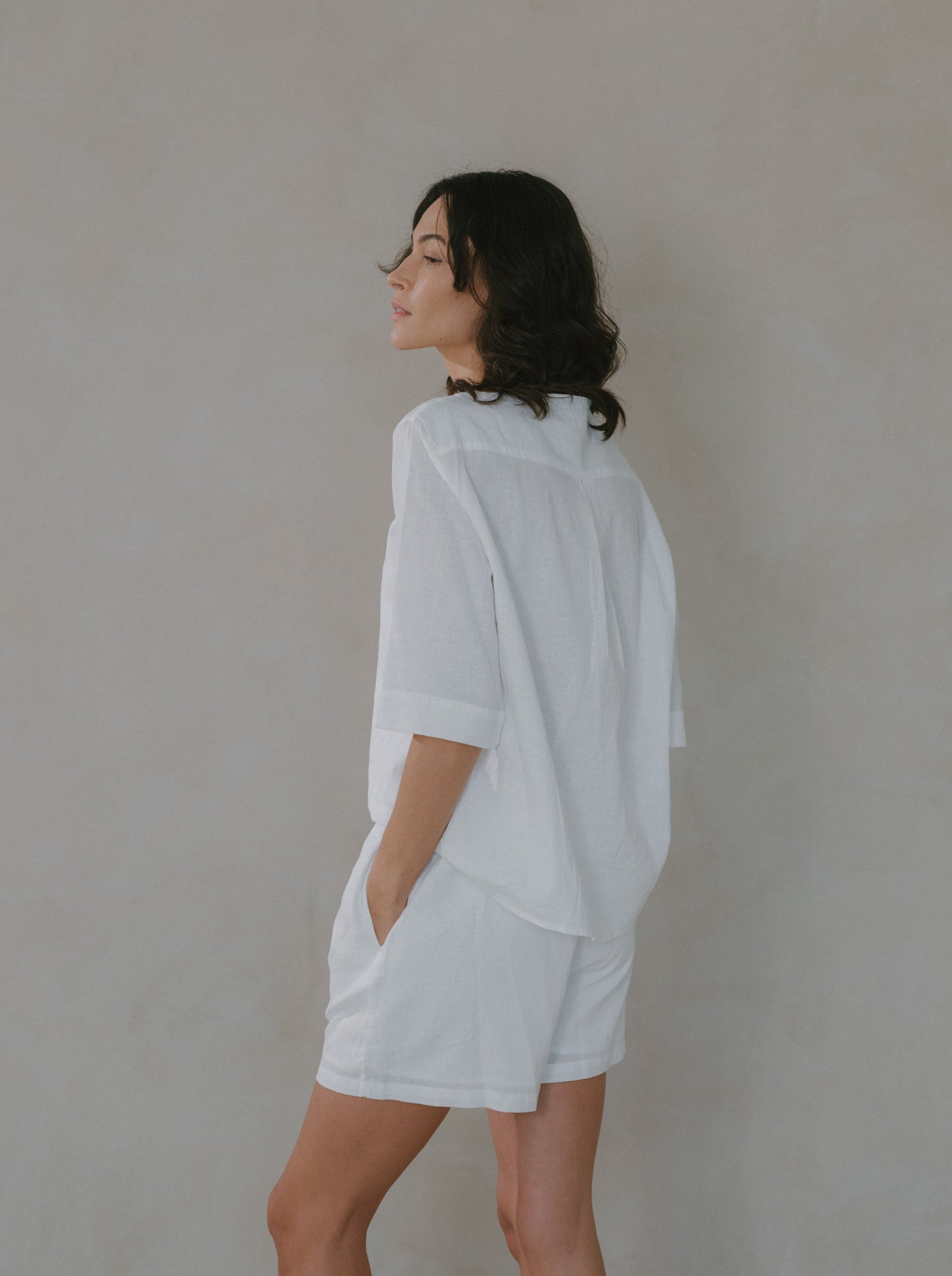 Basic Linen Shorts