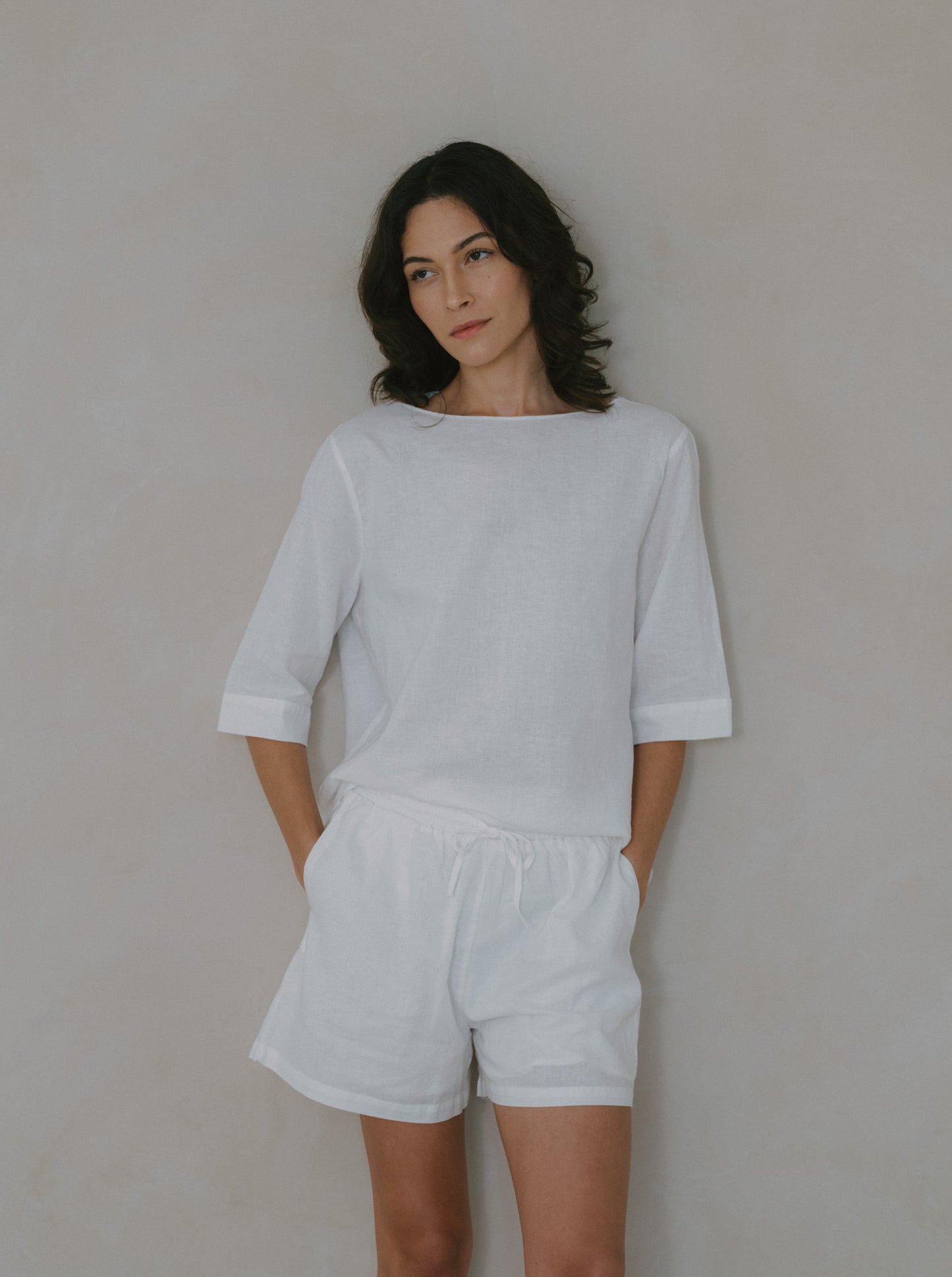 Basic Linen Shorts