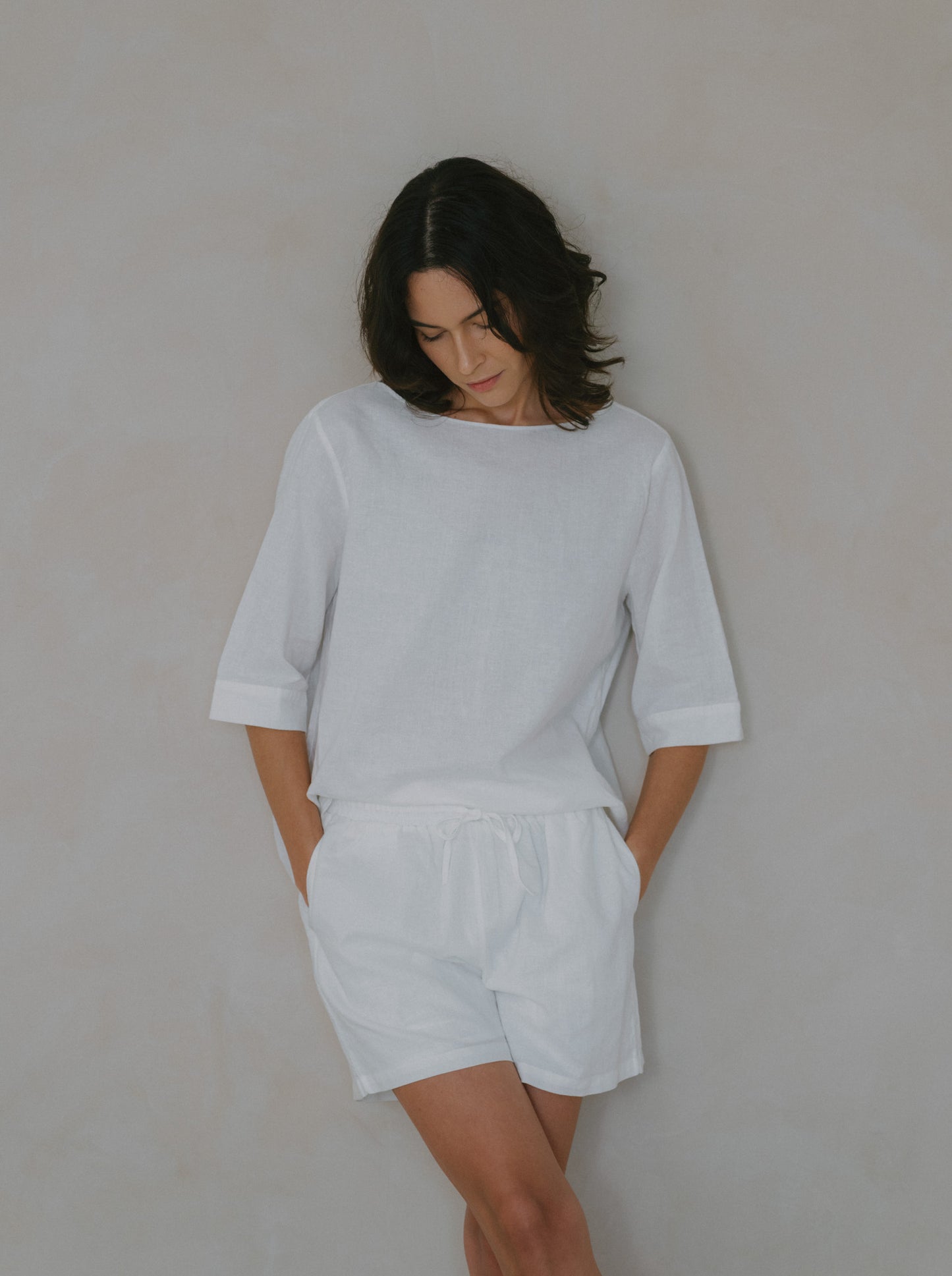 Basic Linen Shorts