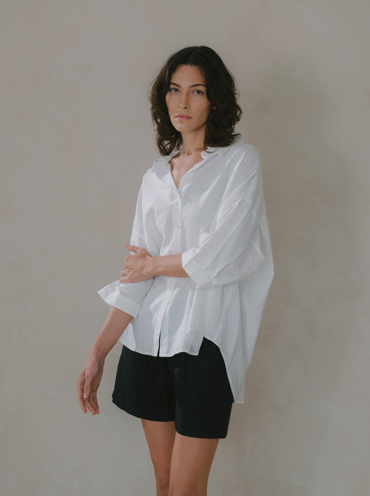 Basic Linen Shorts