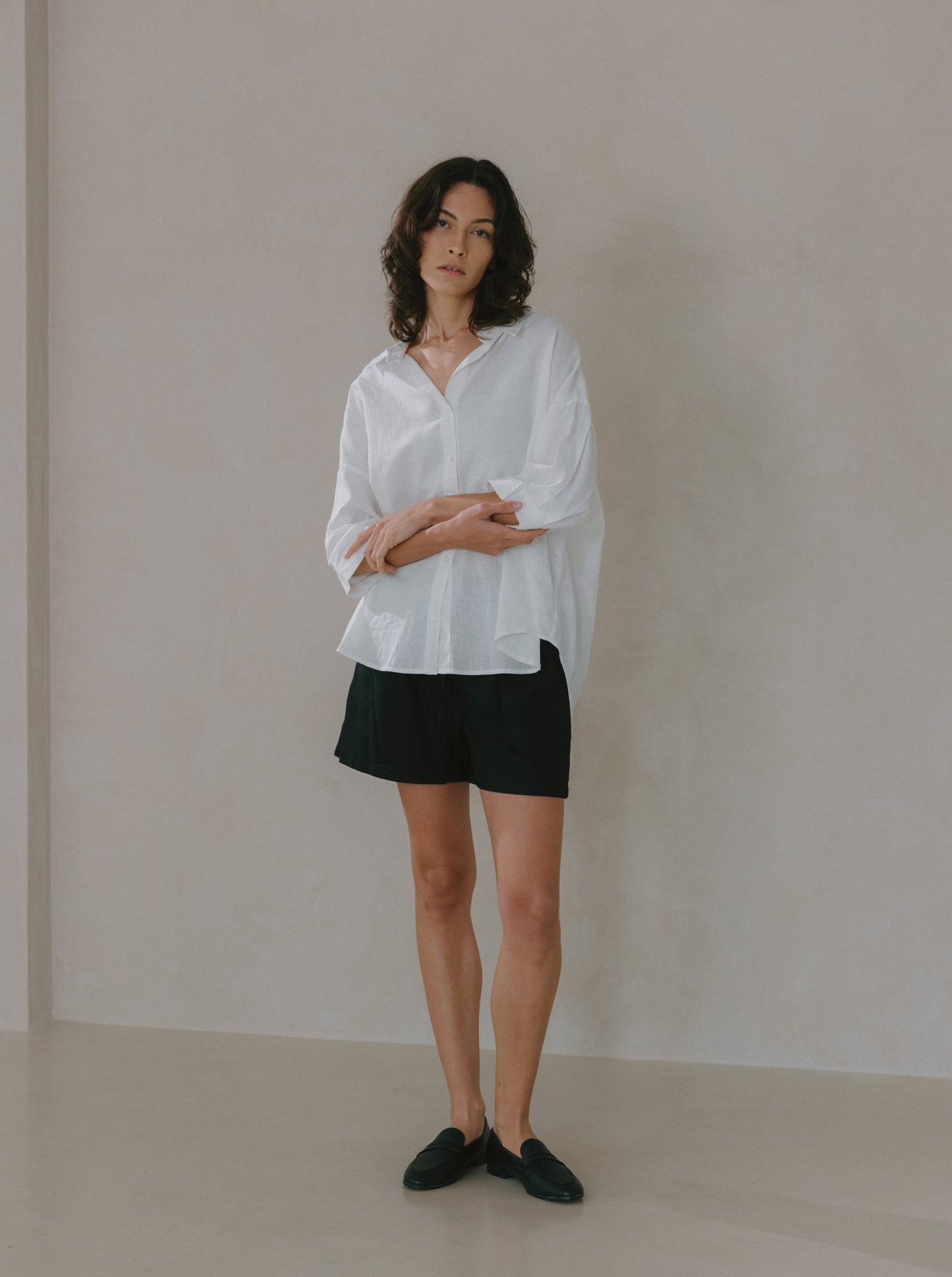 Basic Linen Shorts