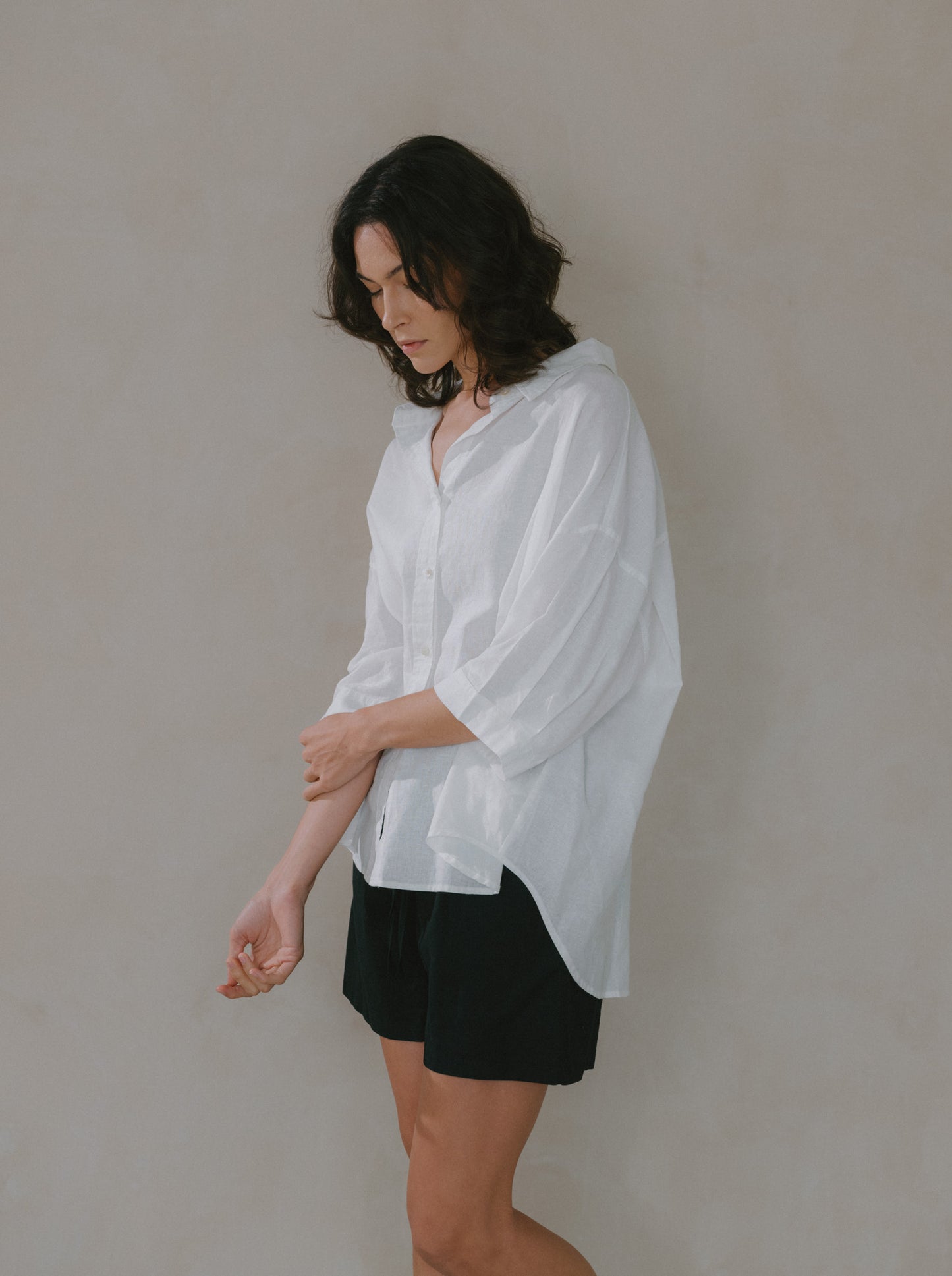 Basic Linen Shorts