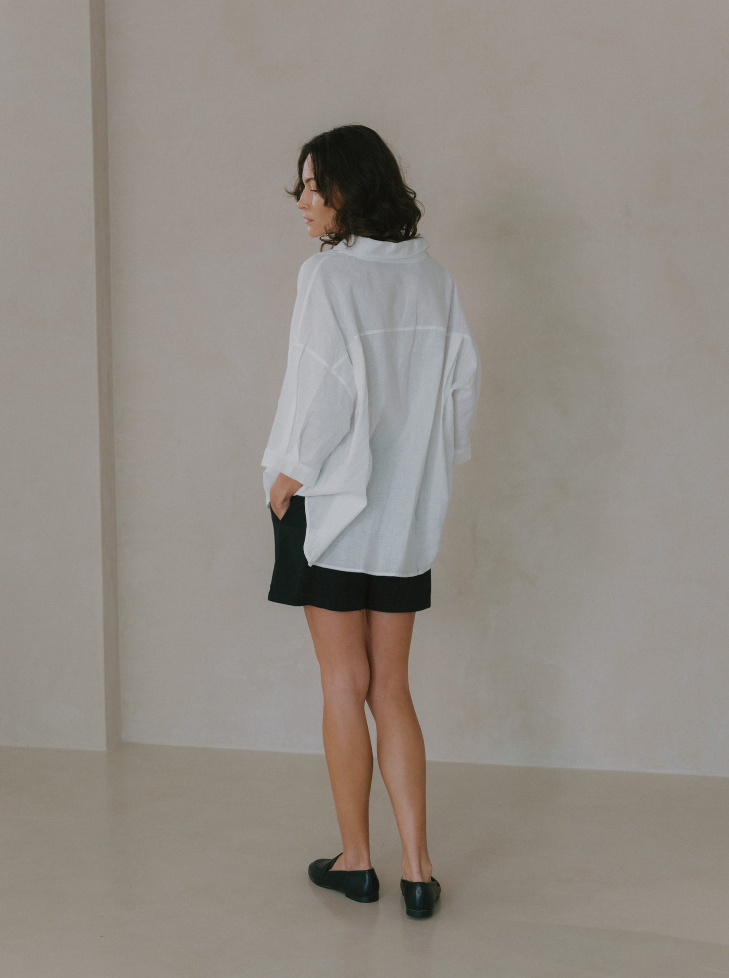 Basic Linen Shorts