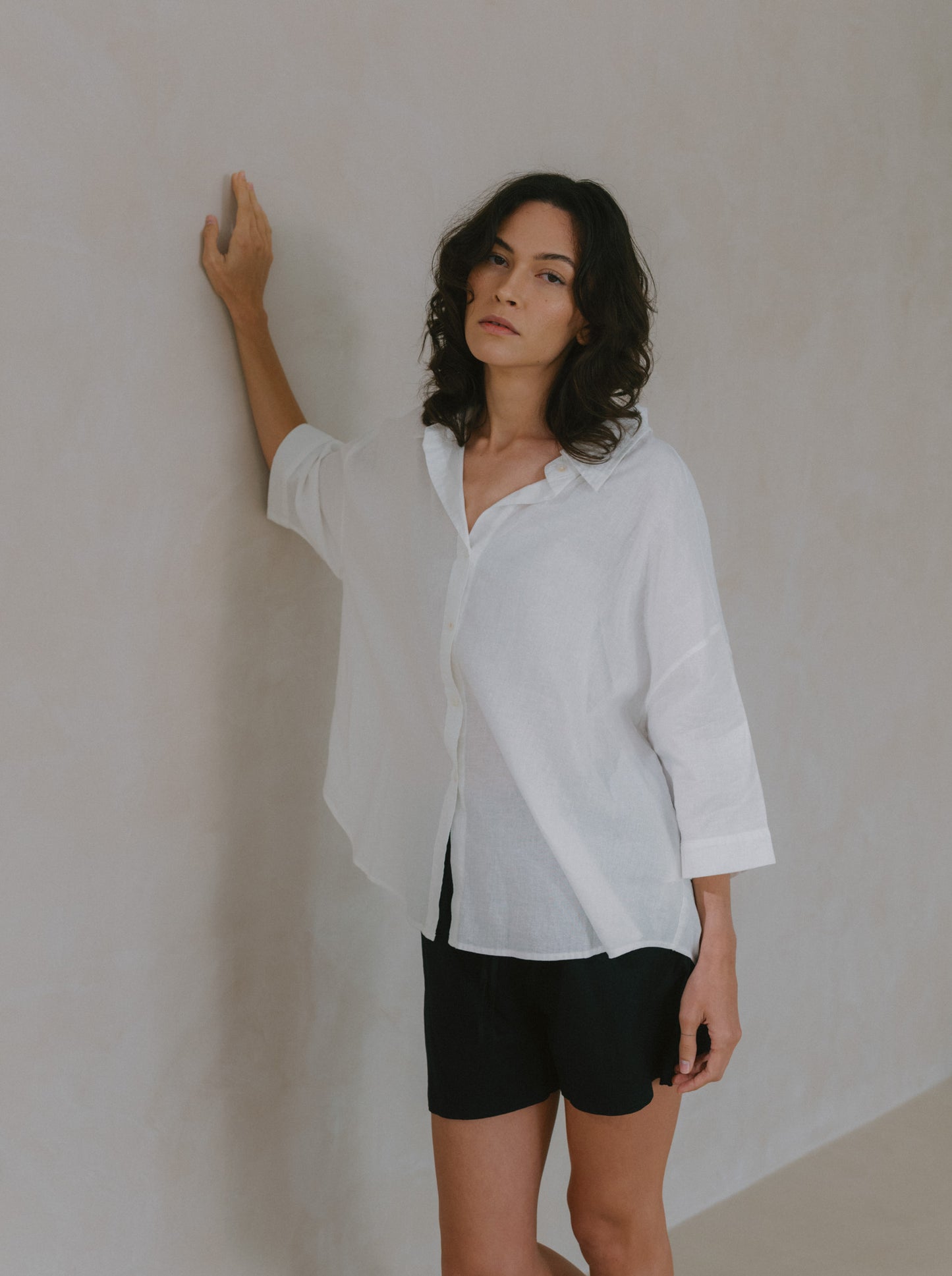 Basic Linen Shorts
