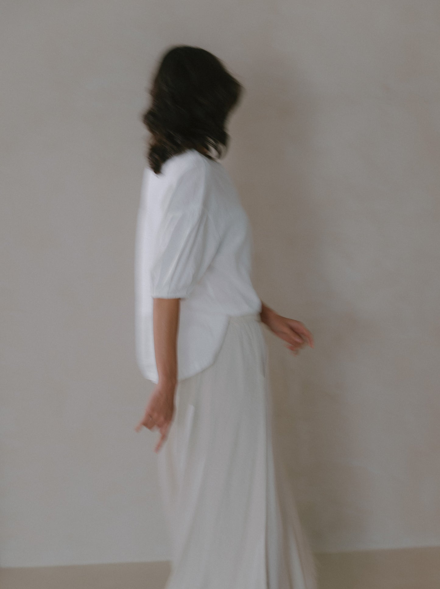 Flare Maxi Linen Skirt