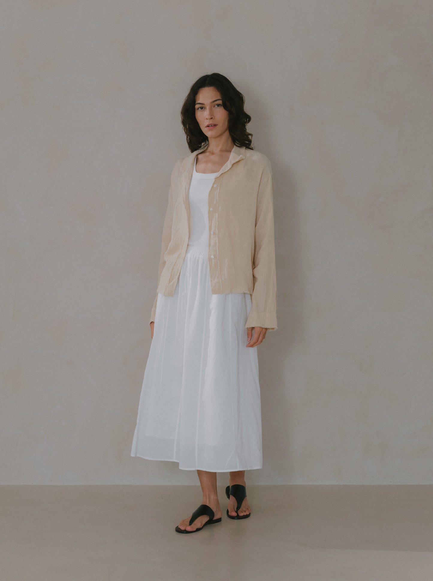 Cotton Flare Skirt