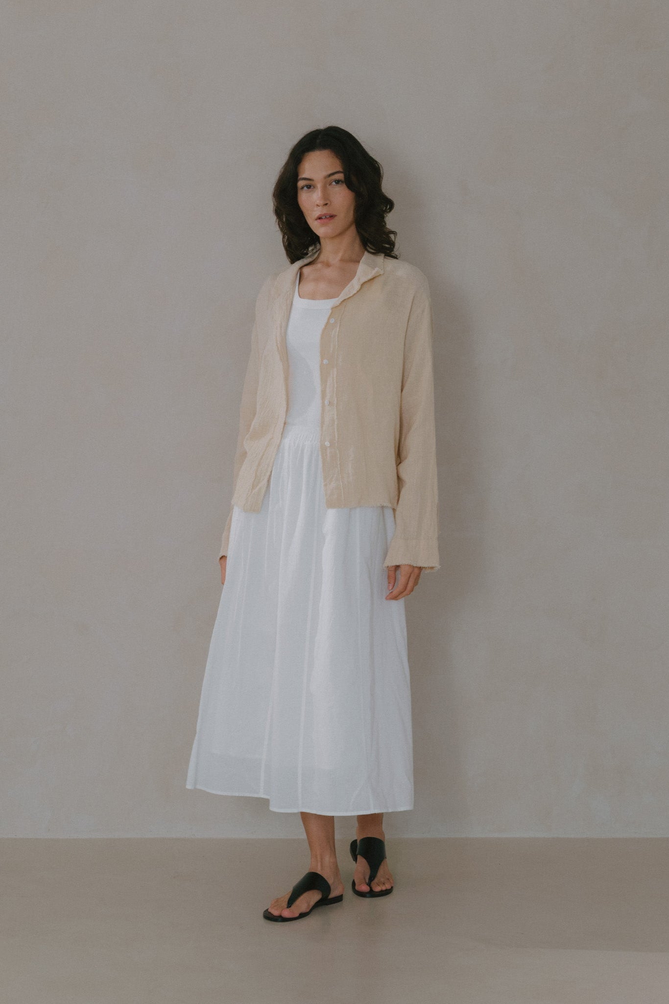 Cotton Flare Skirt