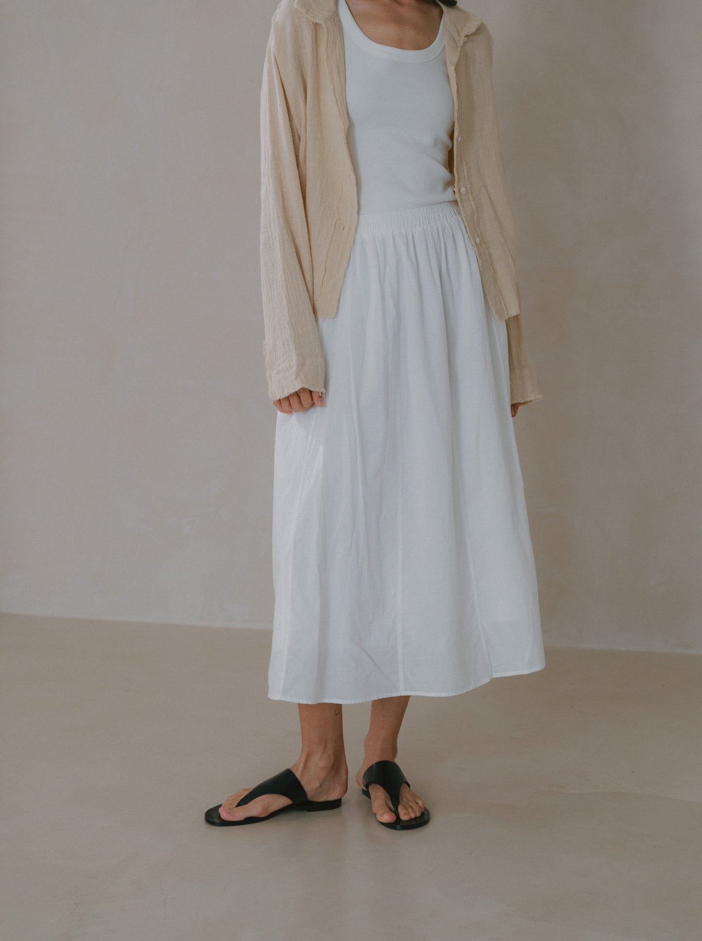 Cotton Flare Skirt