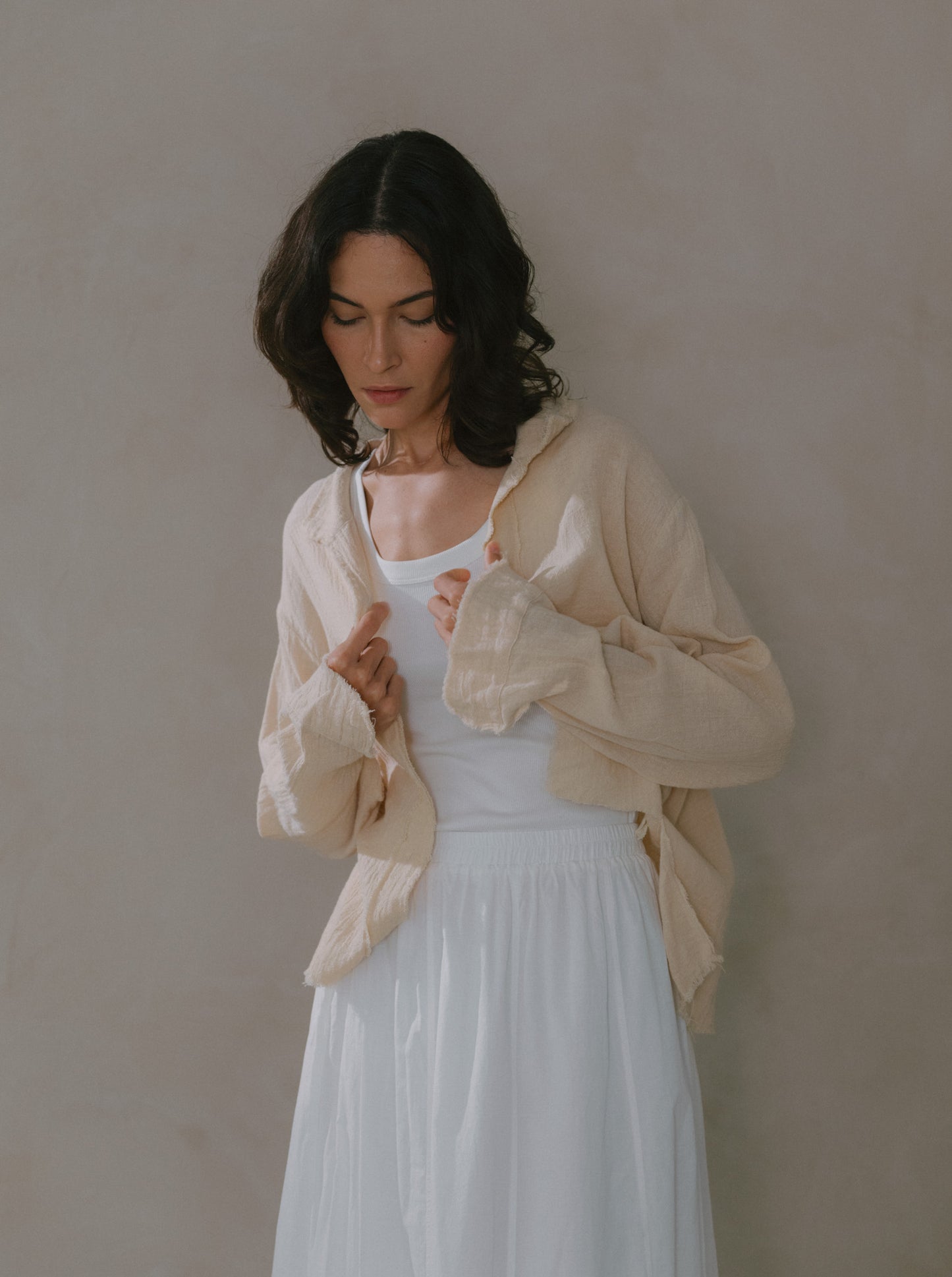Fringe Ramie Shirt