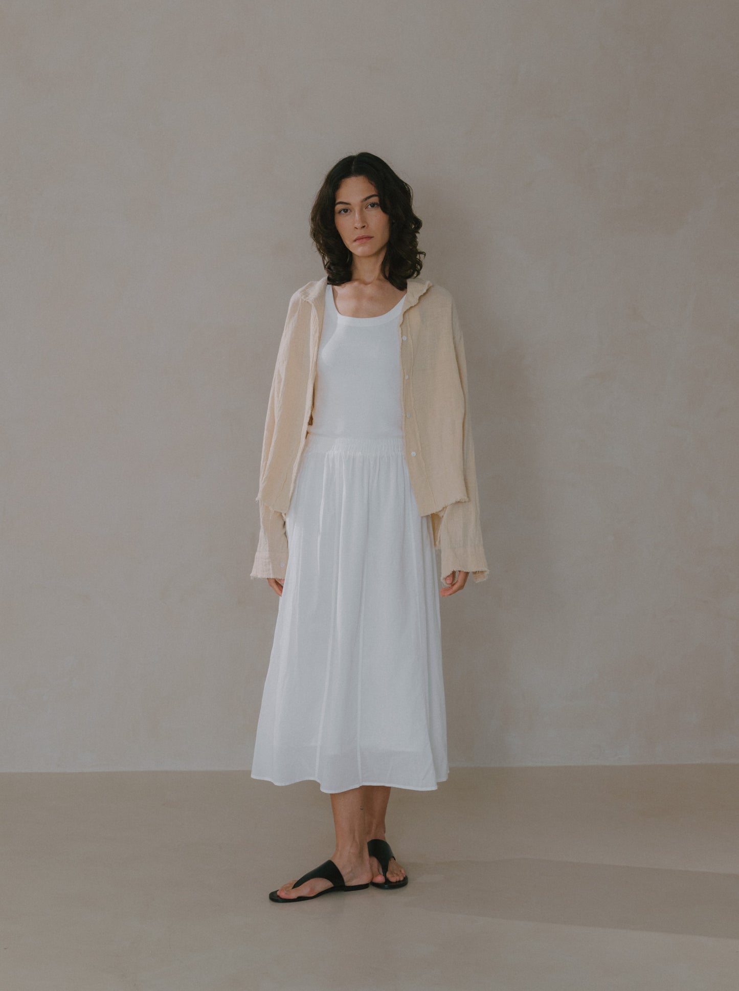 Cotton Flare Skirt