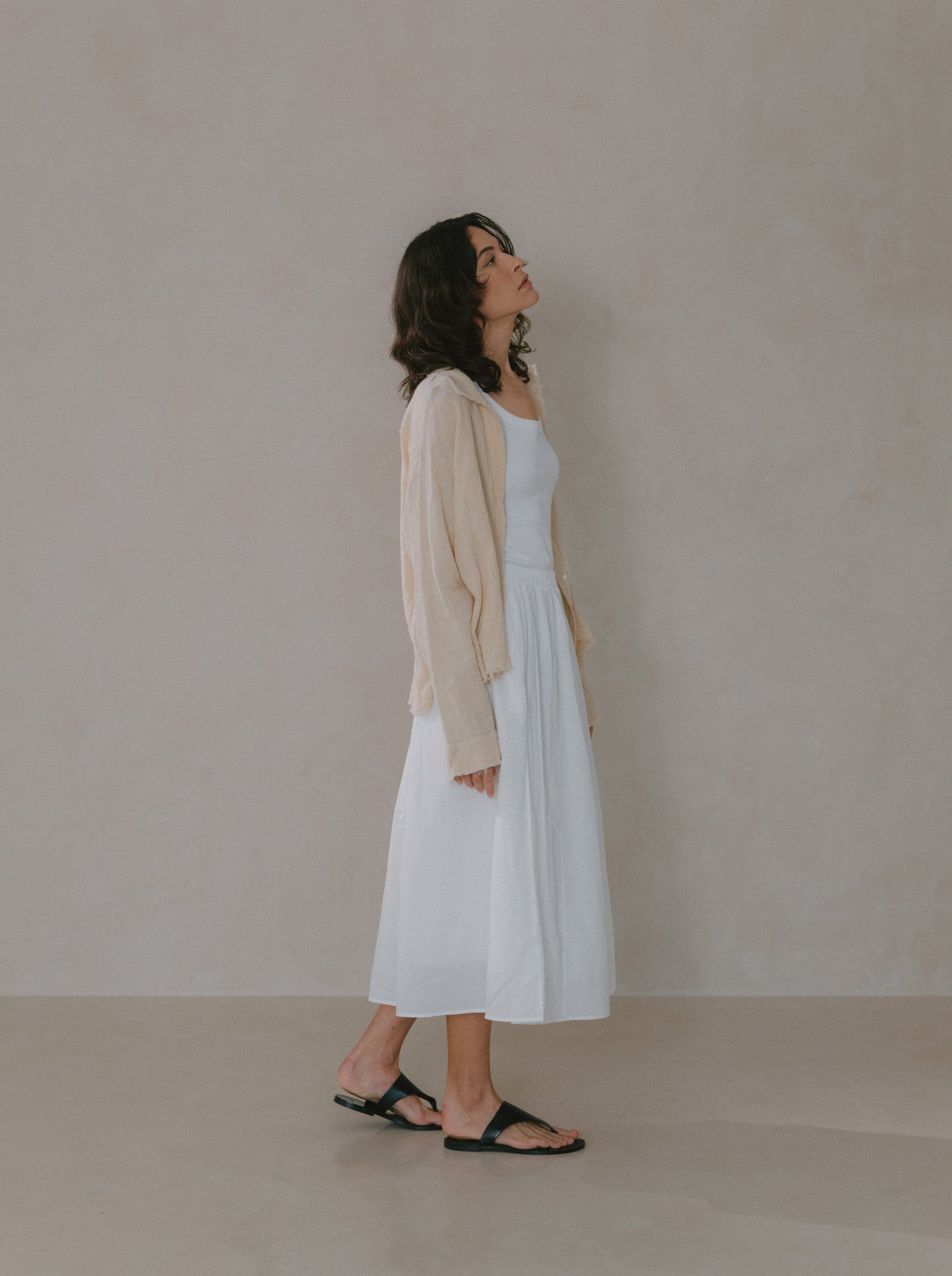 Cotton Flare Skirt