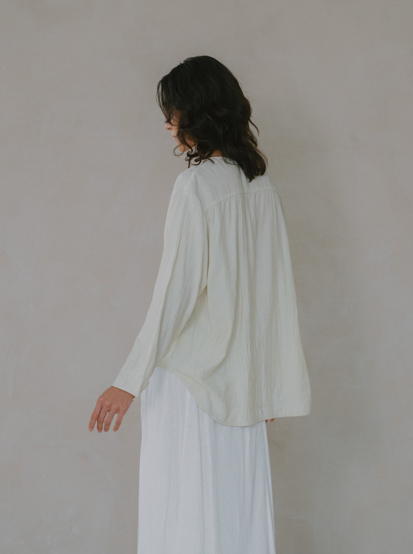 Flare Maxi Linen Skirt