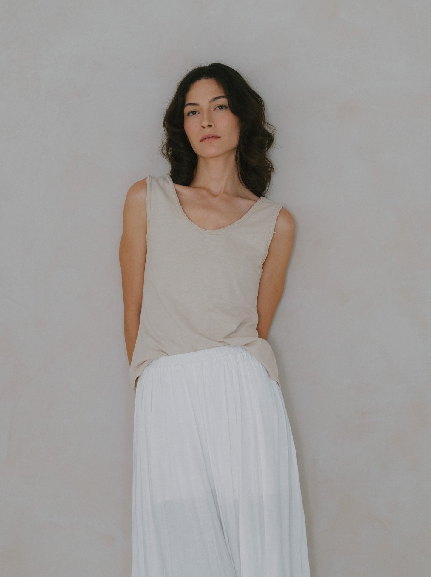 Loose Cotton Tank Top