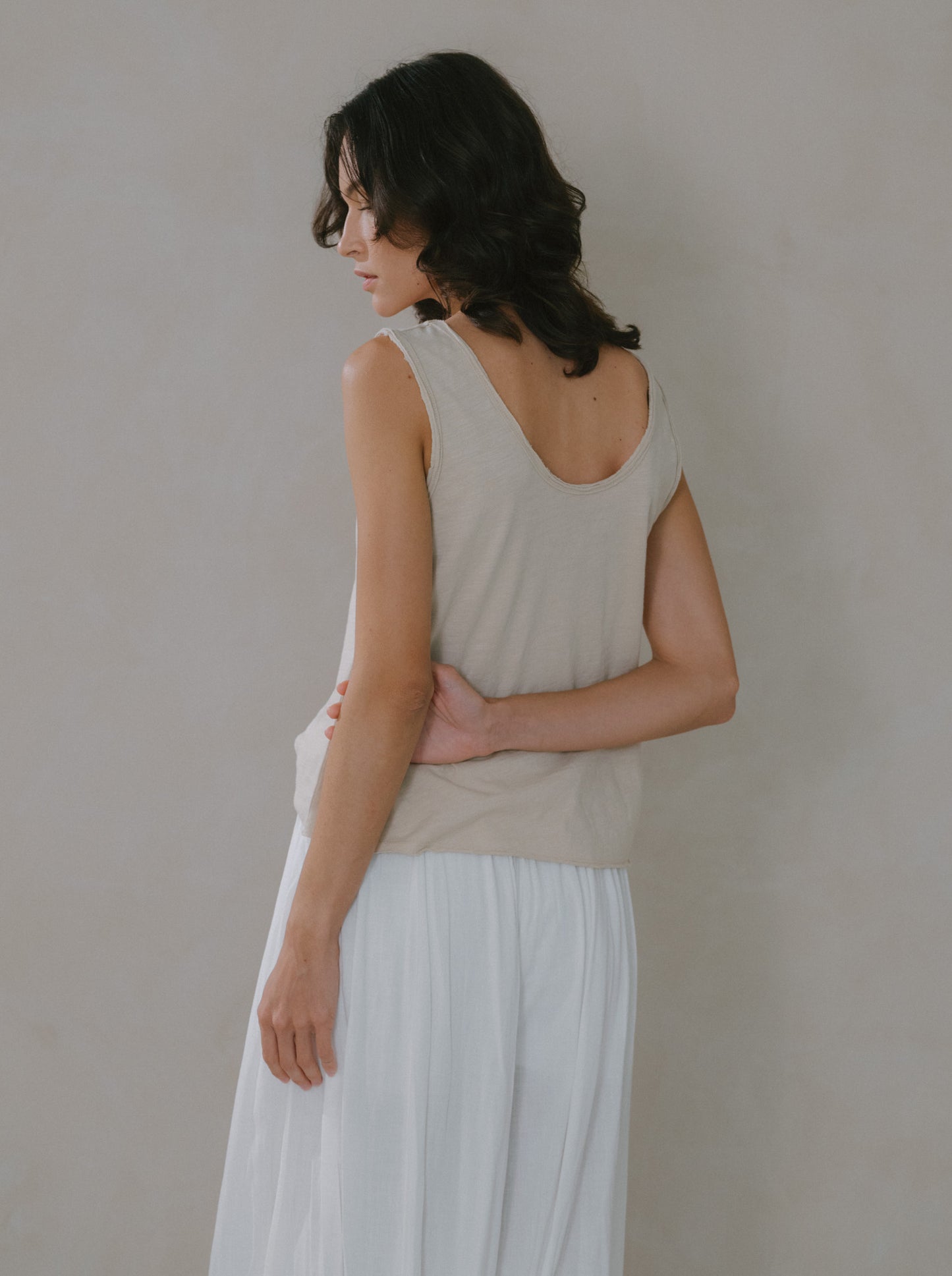 Loose Cotton Tank Top