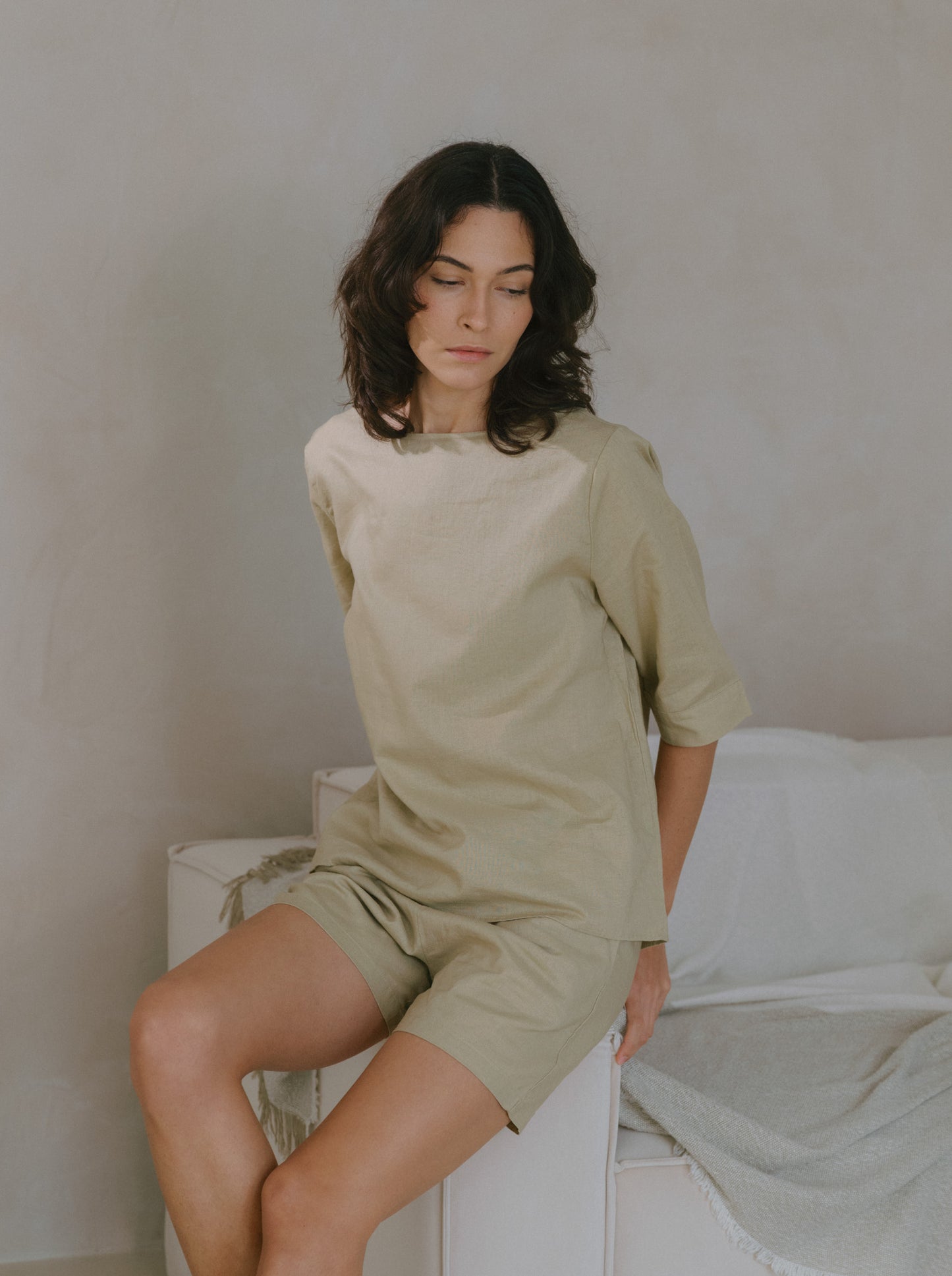 Maris Linen Top