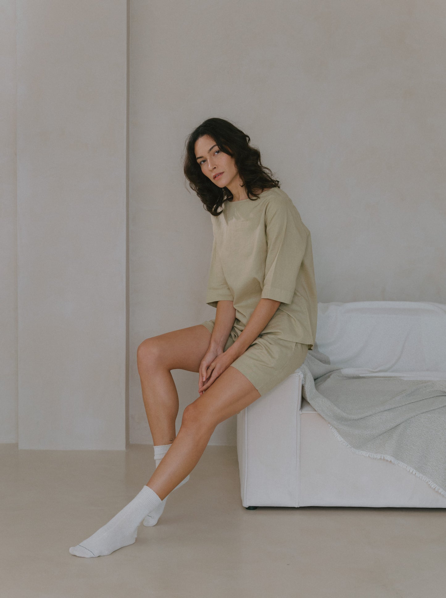 Maris Linen Top