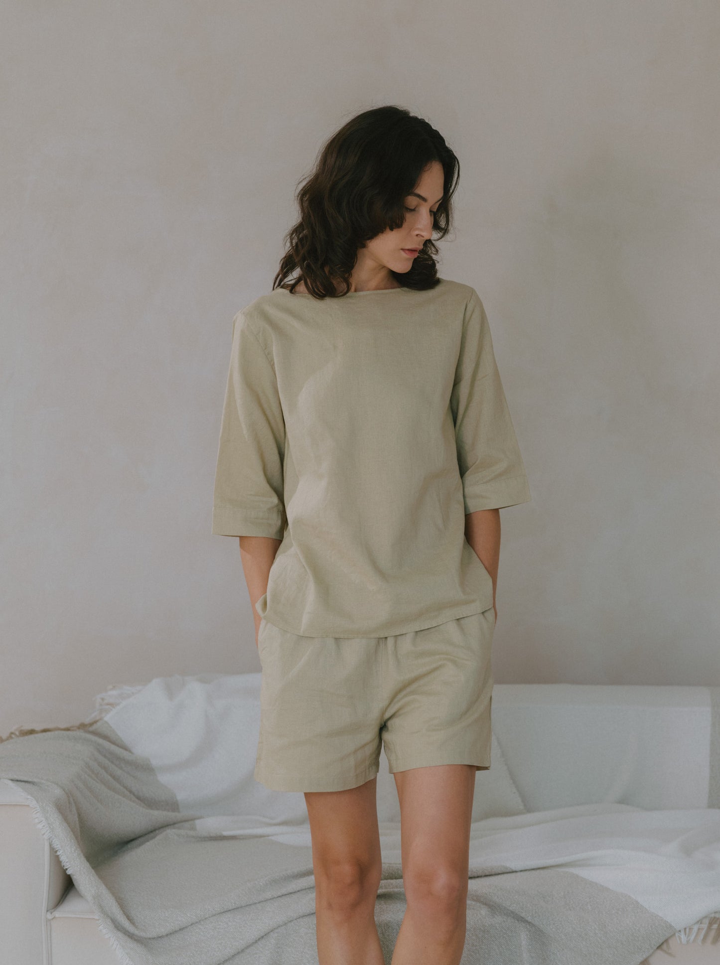 Maris Linen Top