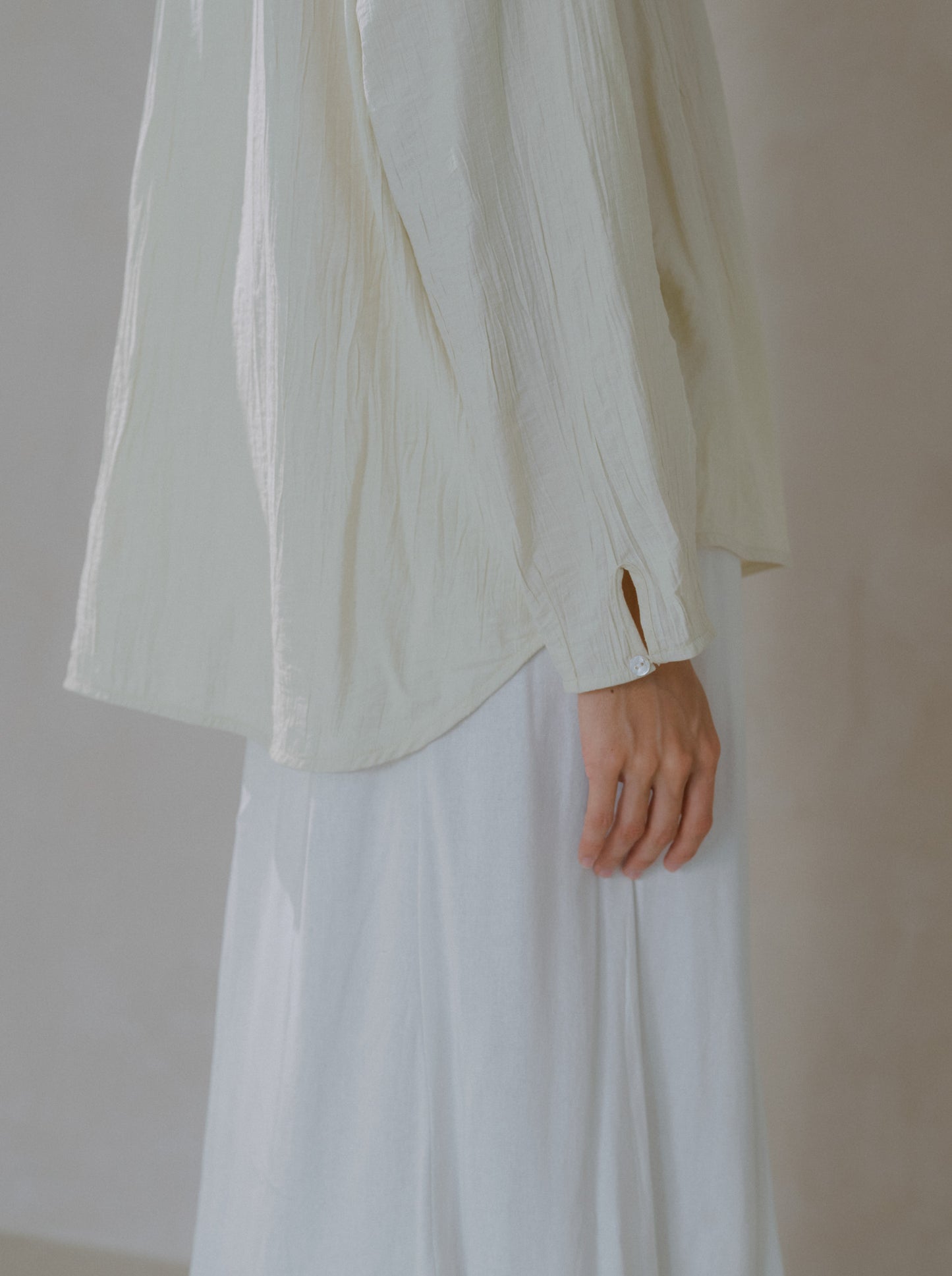 Flare Maxi Linen Skirt