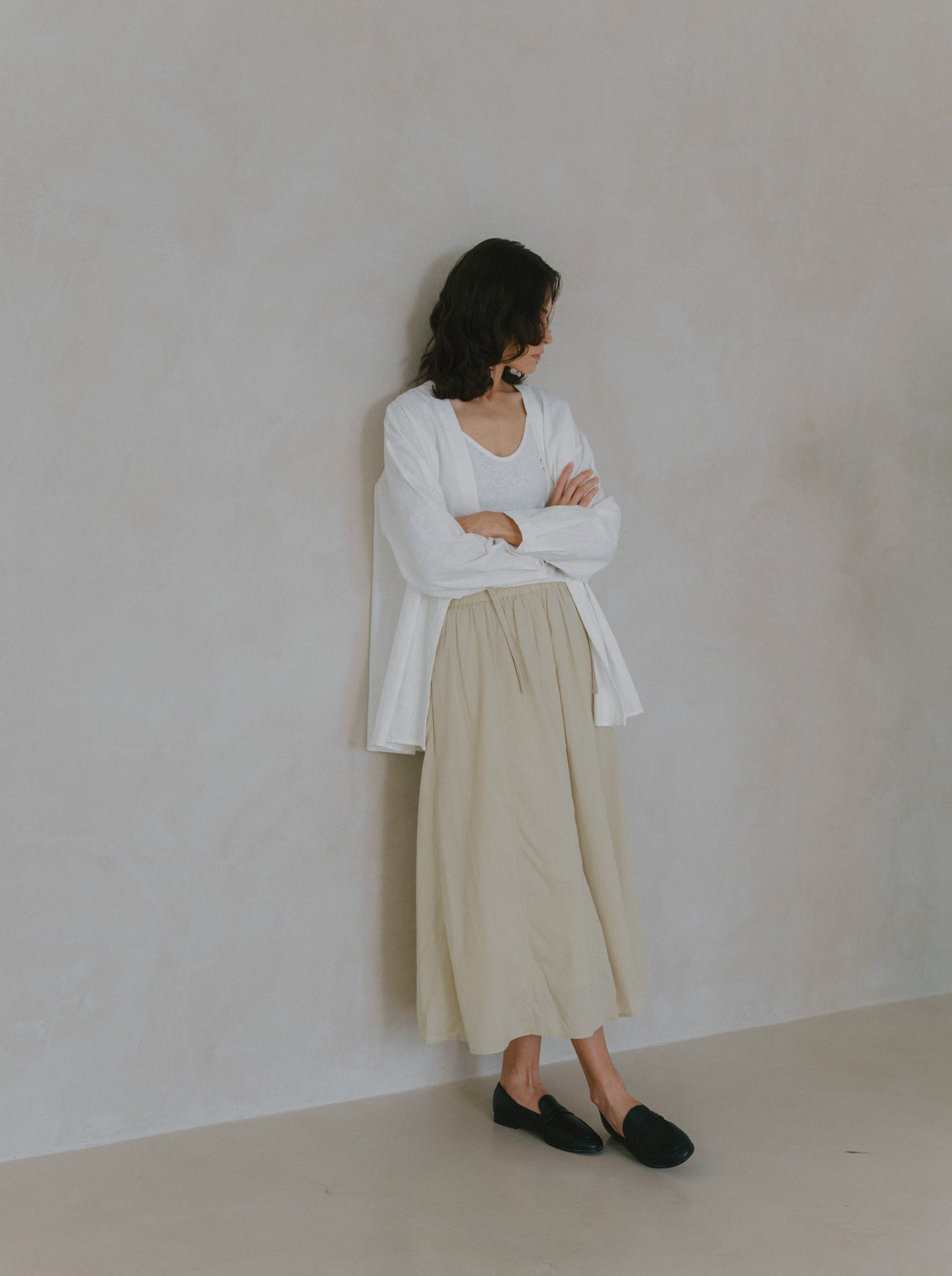 Cotton Flare Skirt