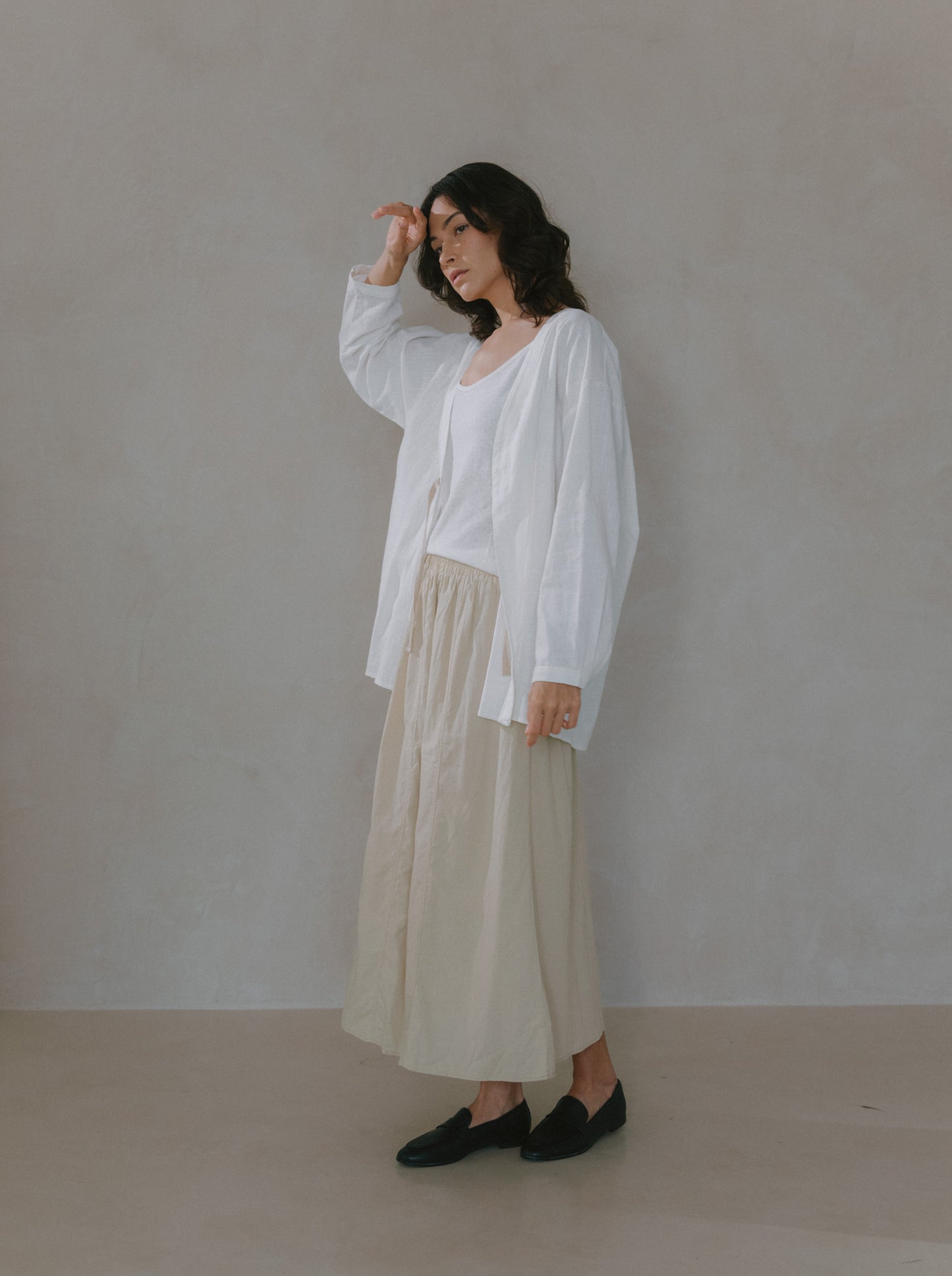 Cotton Flare Skirt