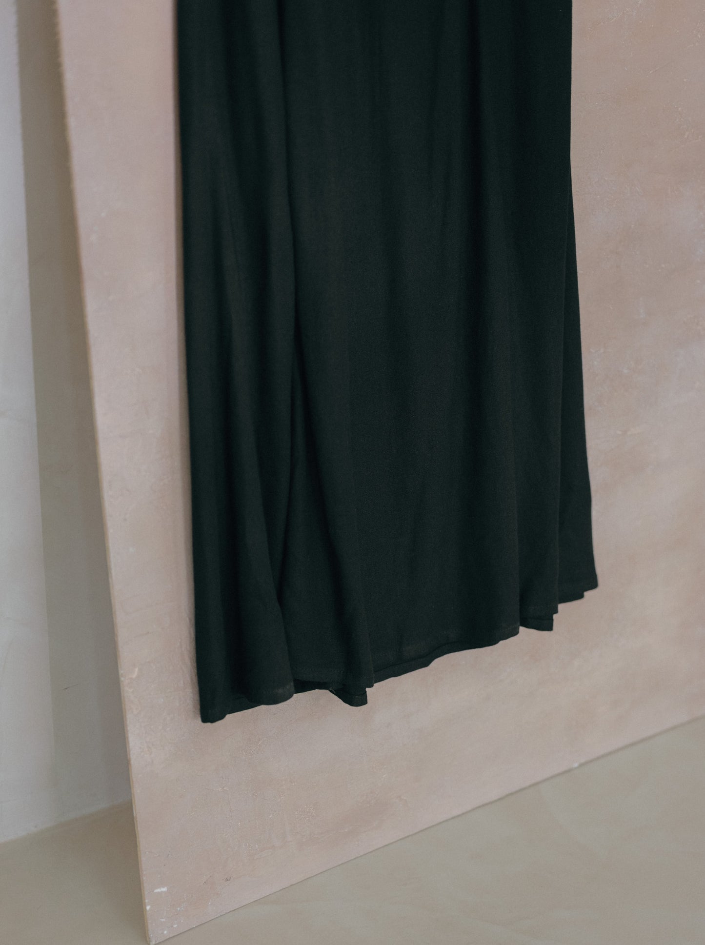 Flare Maxi Linen Skirt