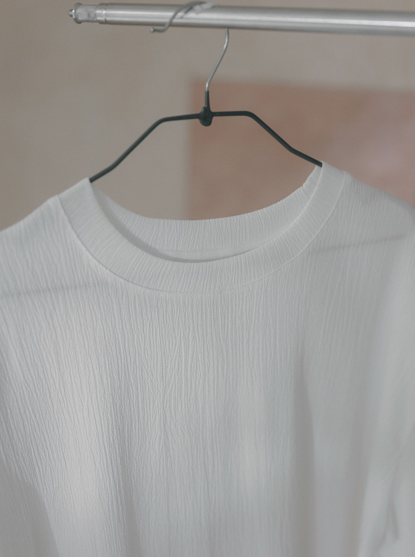 Pleat Long Sleeve Top