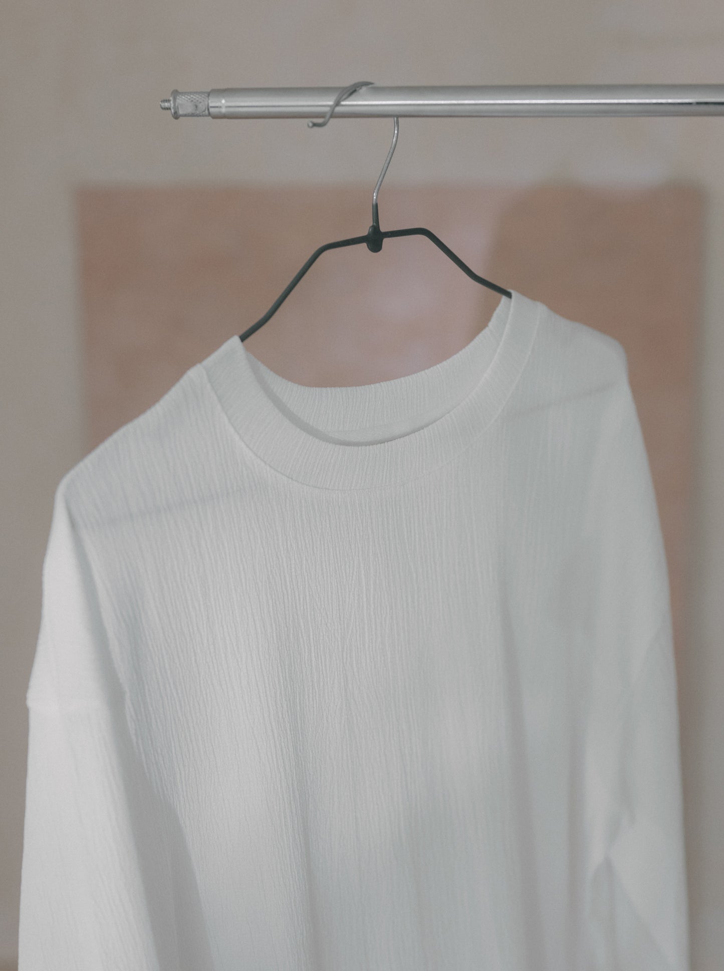 Pleat Long Sleeve Top