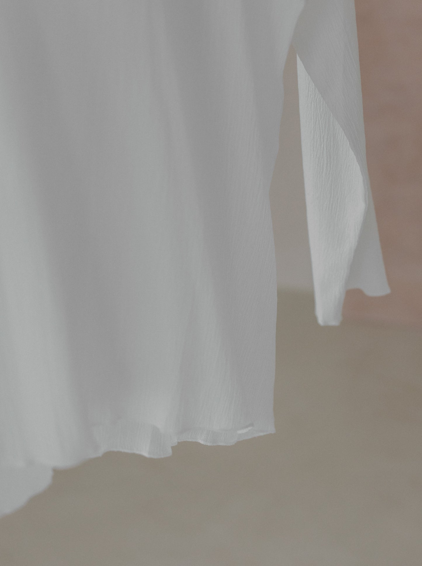 Pleat Long Sleeve Top