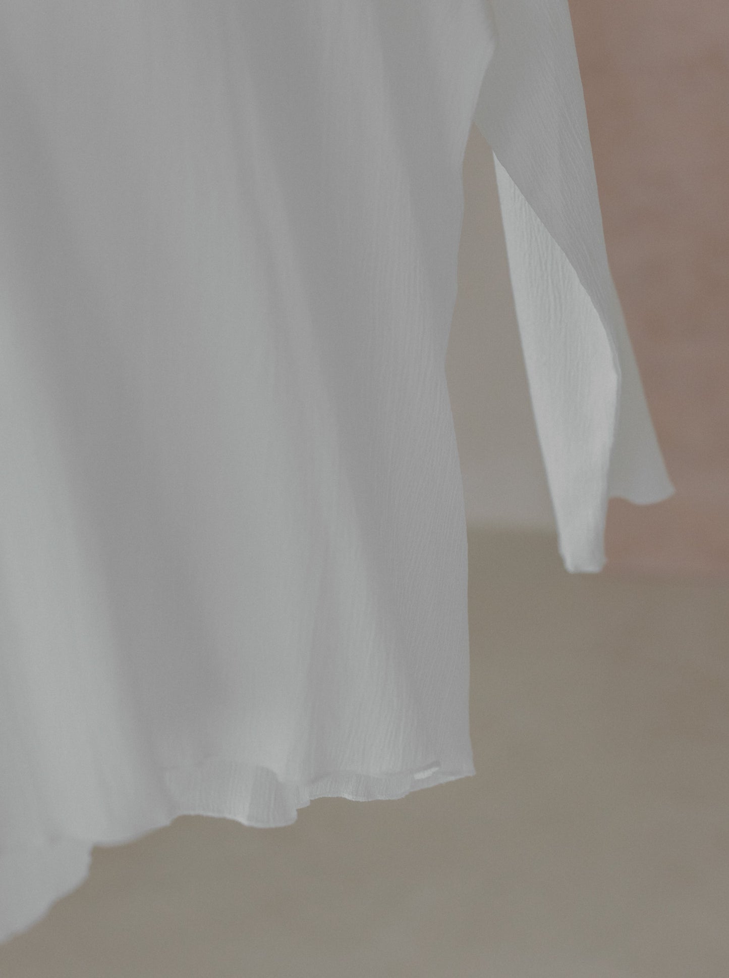 Pleat Long Sleeve Top