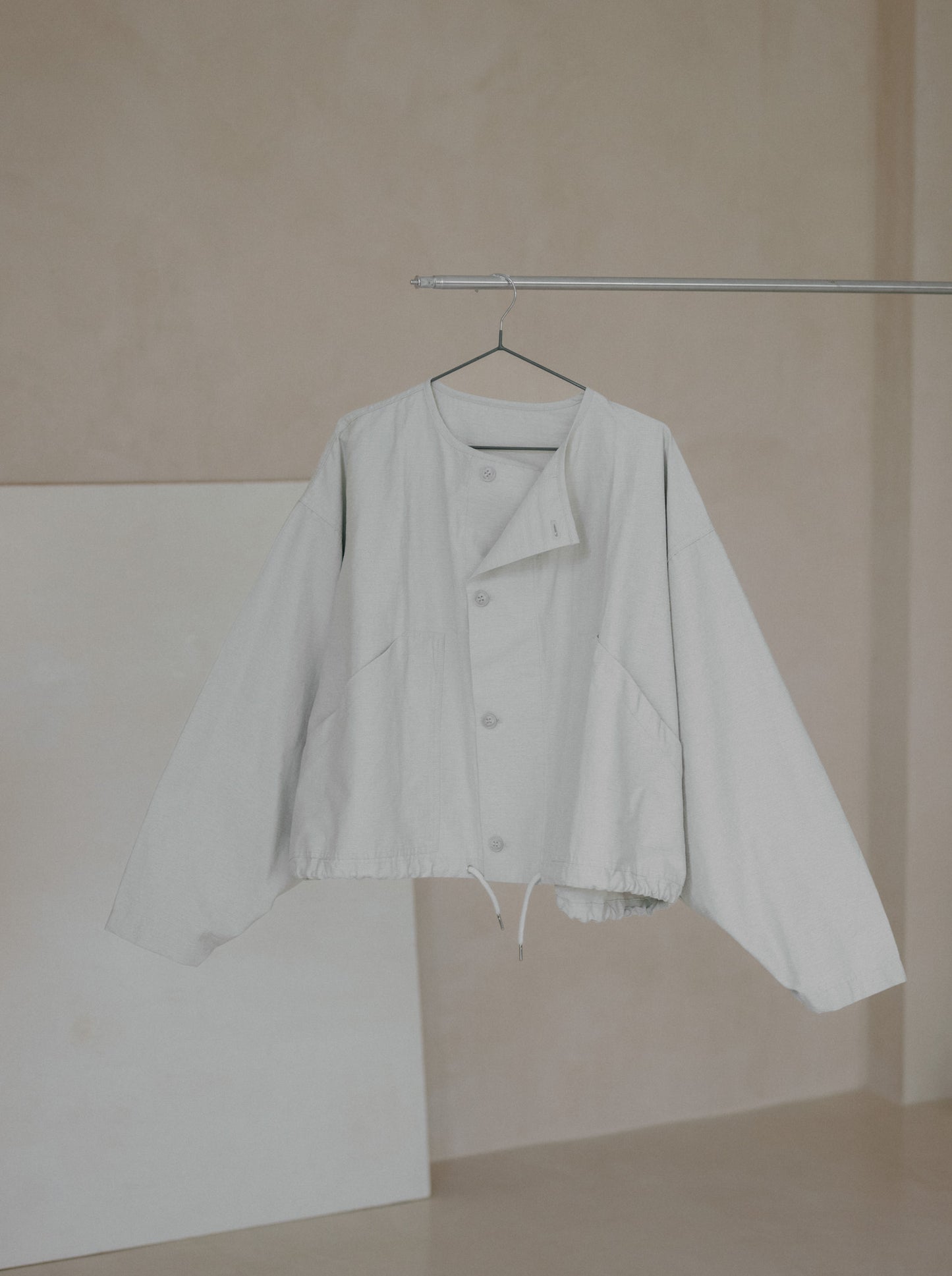 Oversized Drawstring Jacket