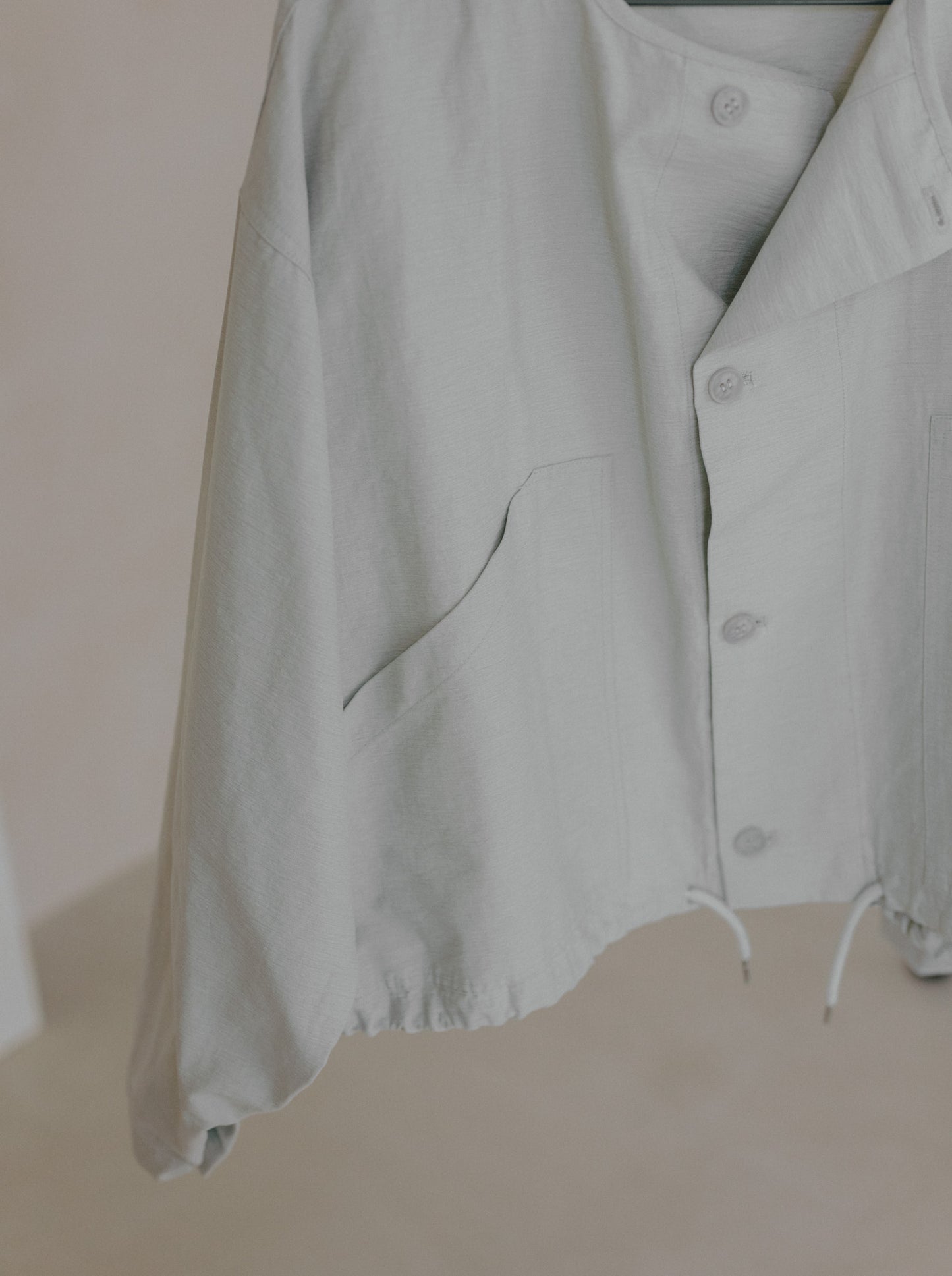 Oversized Drawstring Jacket