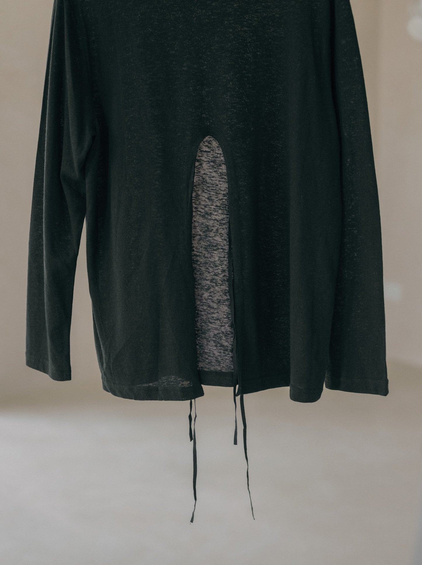 Long Sleeve Tie Back Top