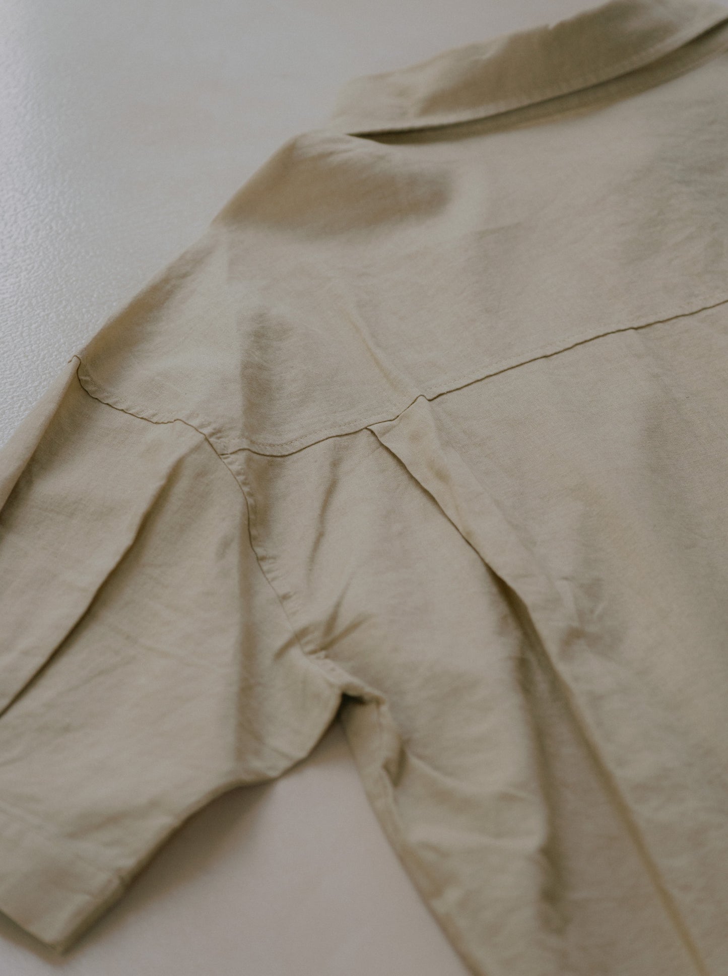 Quarter Sleeve Ramie Shirt