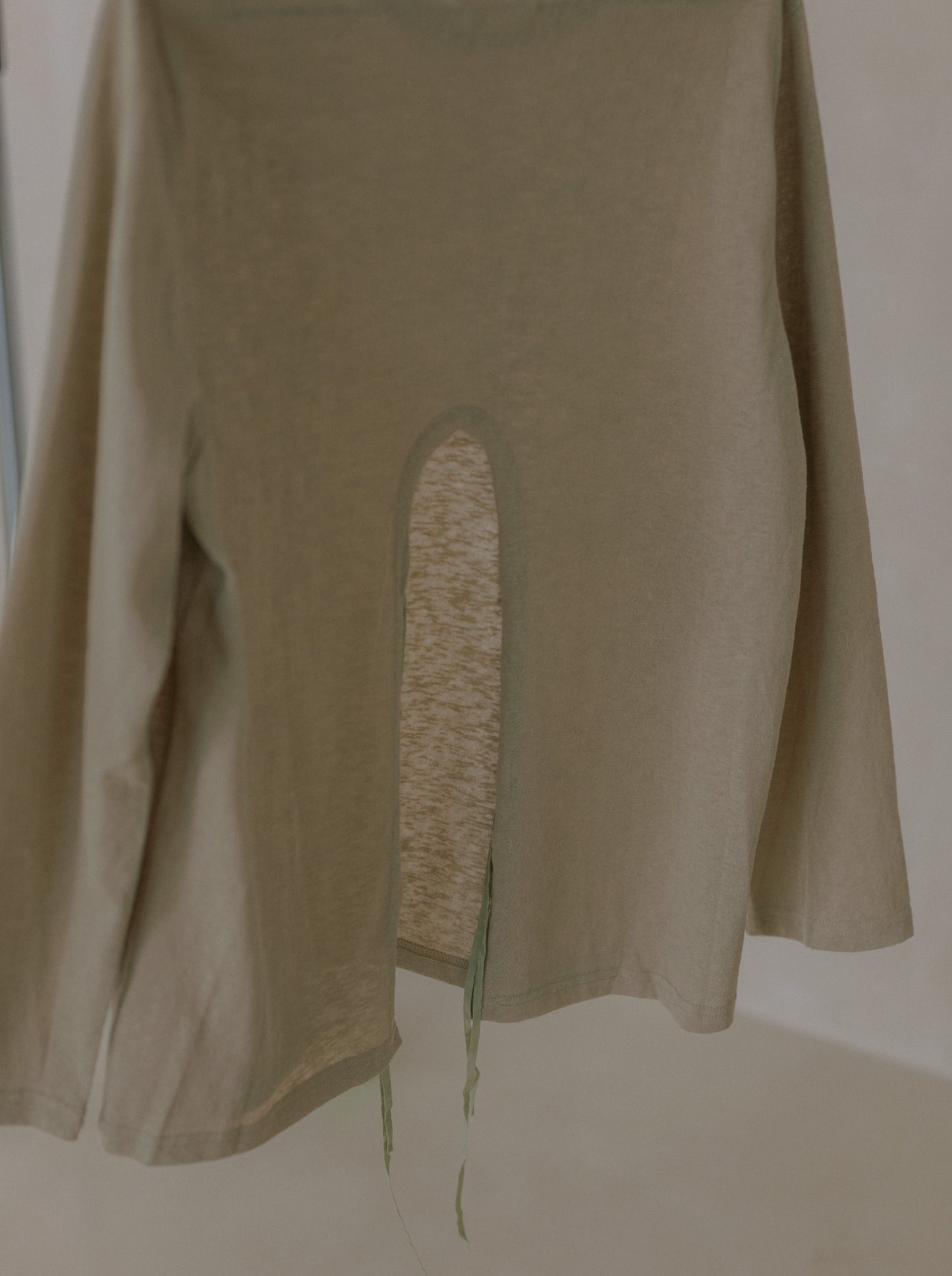 Long Sleeve Tie Back Top