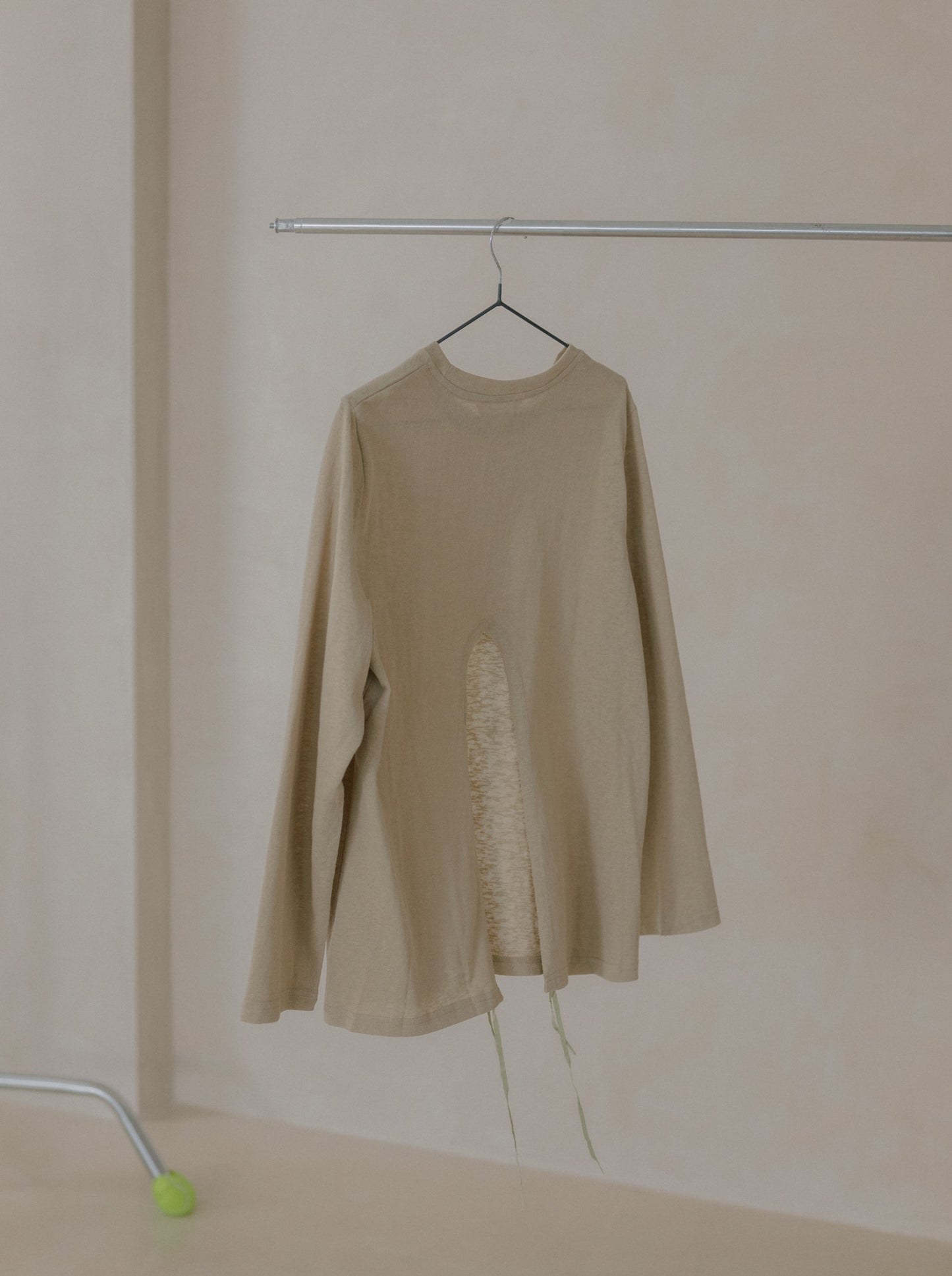 Long Sleeve Tie Back Top