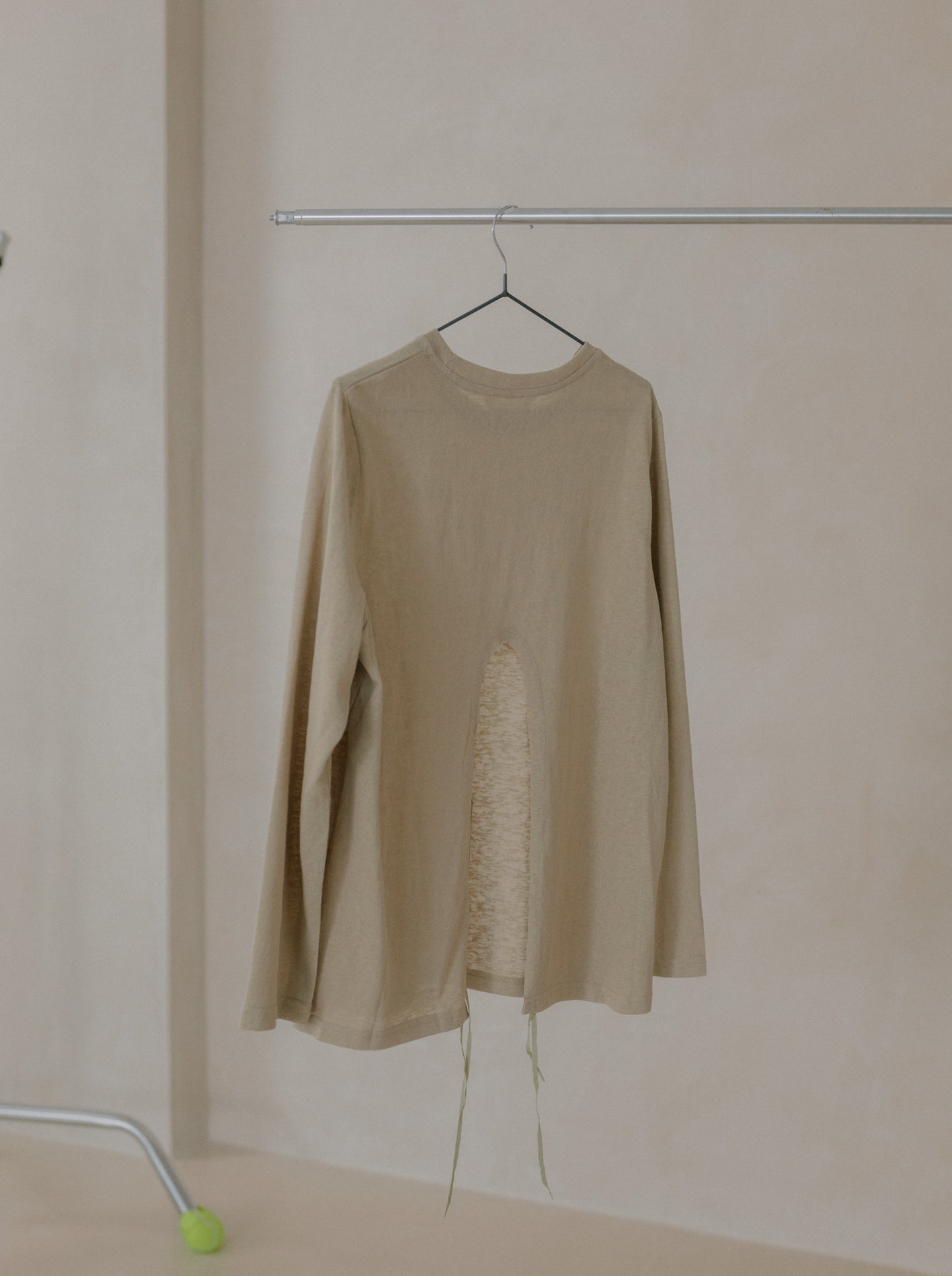 Long Sleeve Tie Back Top