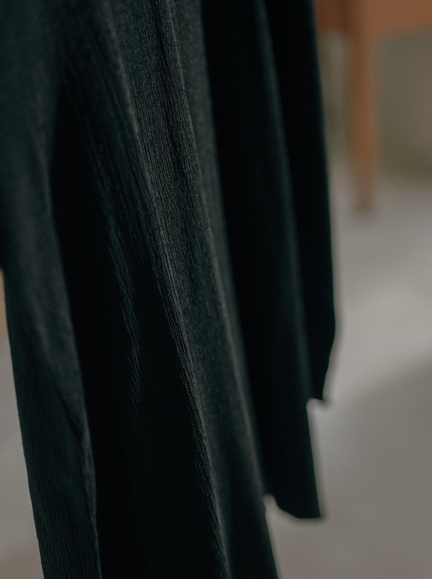 Pleat Long Sleeve Top