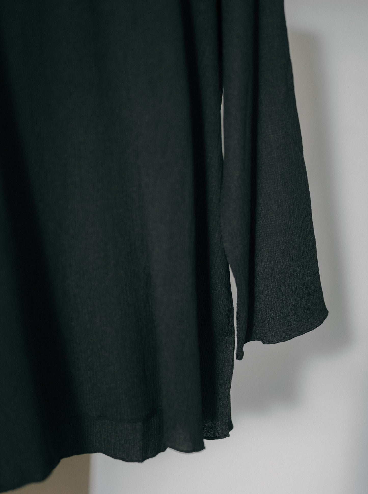 Pleat Long Sleeve Top