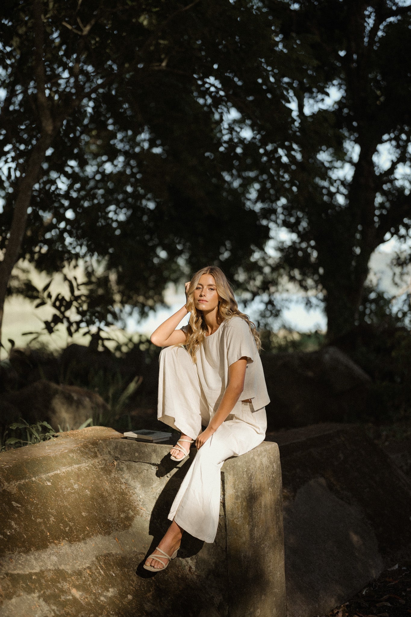 Linen Palazzo Pant
