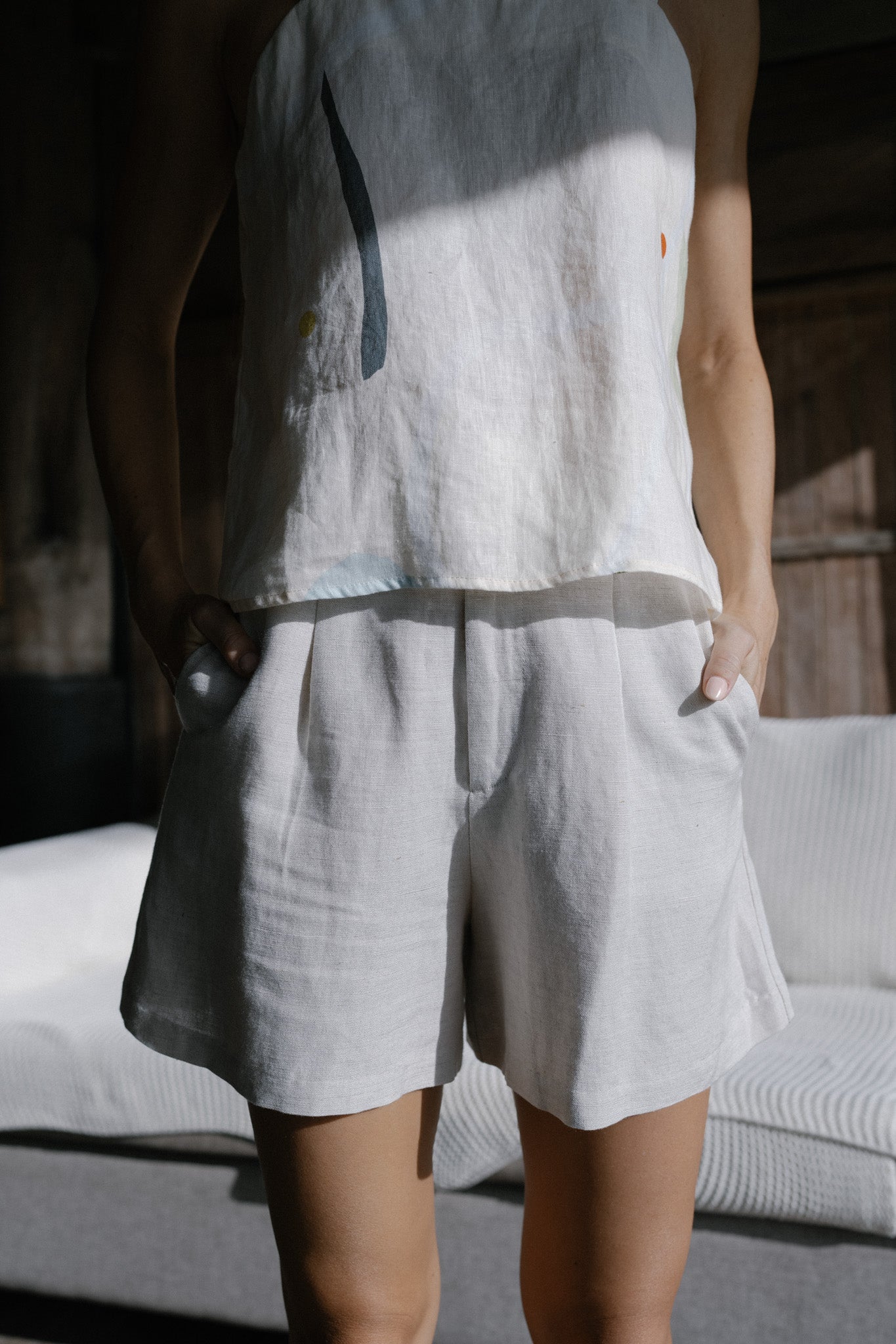 Soft Linen Shorts