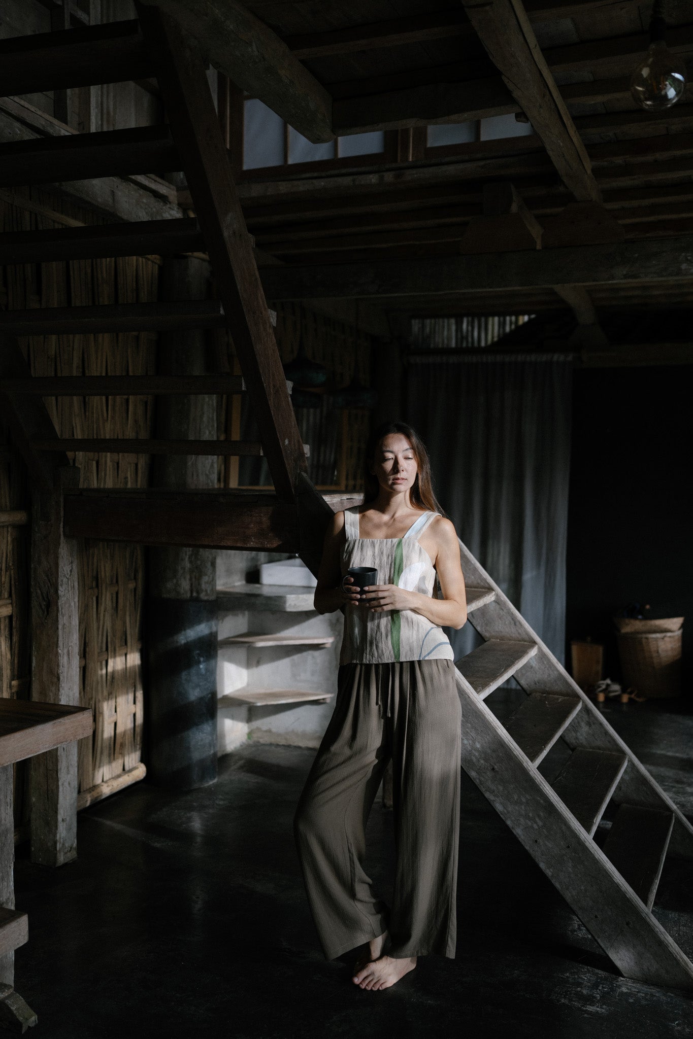 Soft Long Linen Trousers