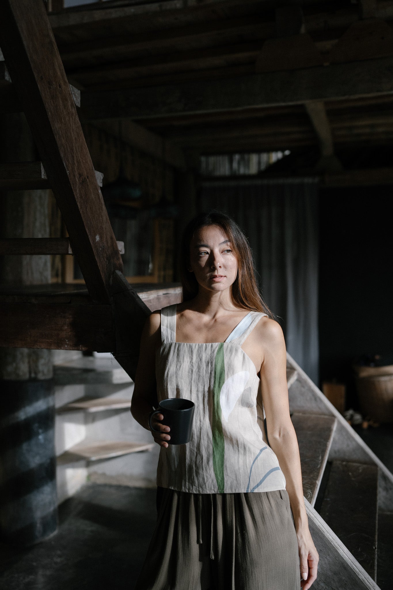 Soft Long Linen Trousers