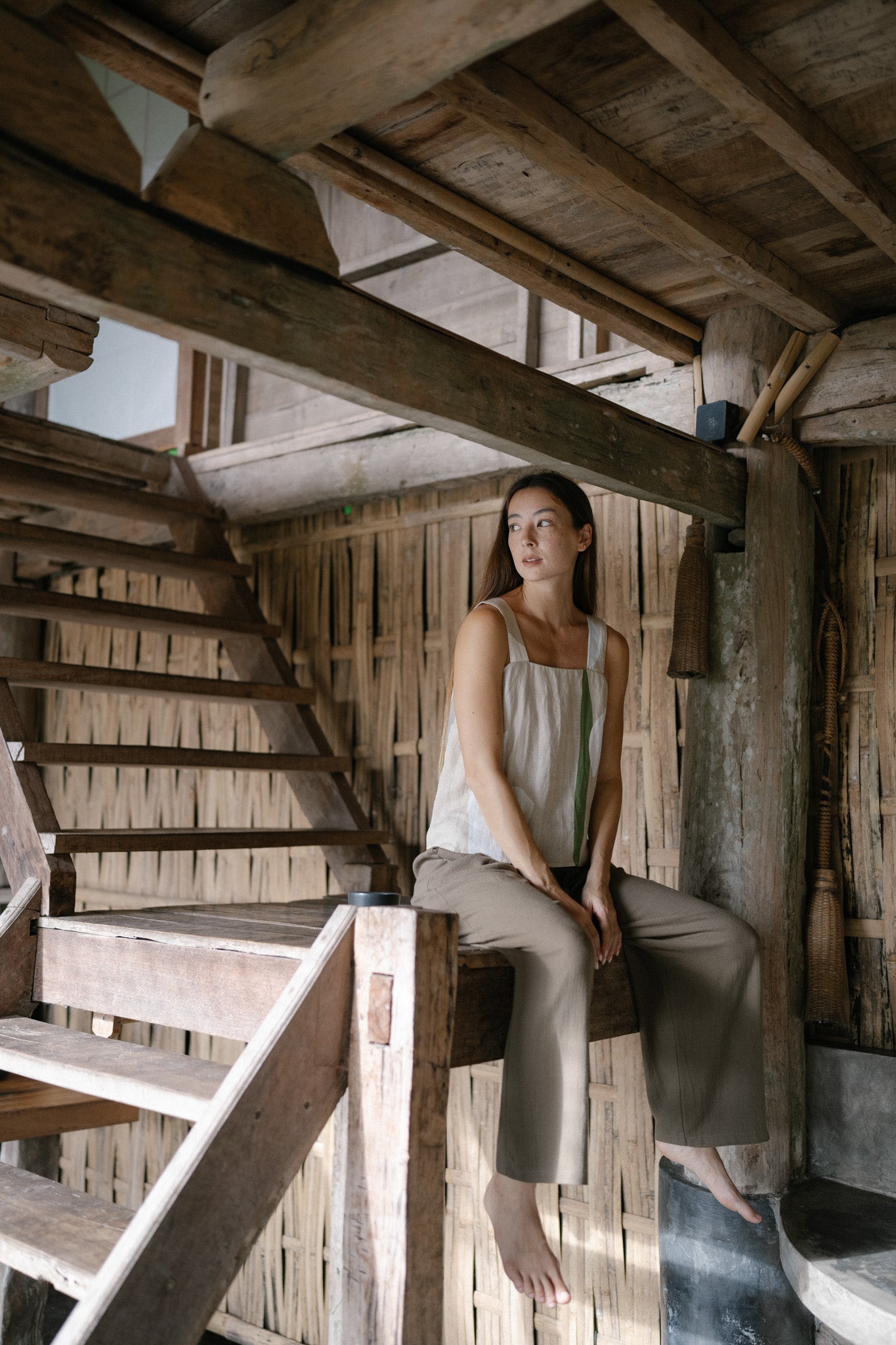 Soft Long Linen Trousers