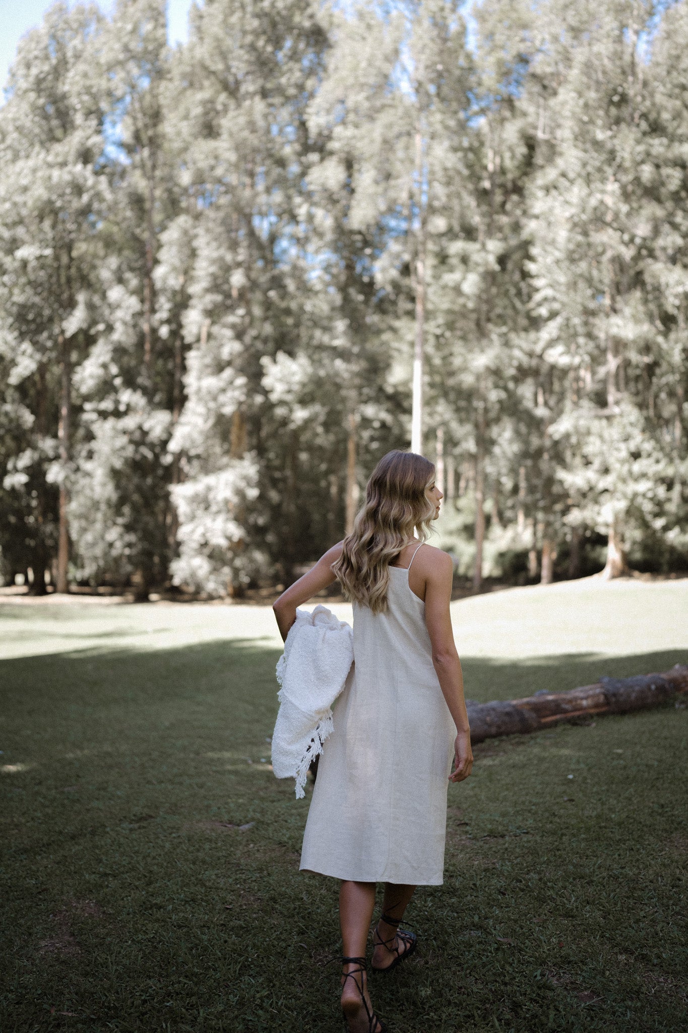 Cut In Linen Dress