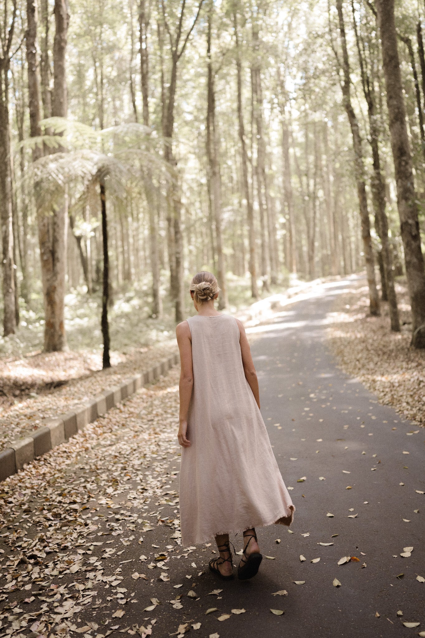 Milia Ramie Flare Dress