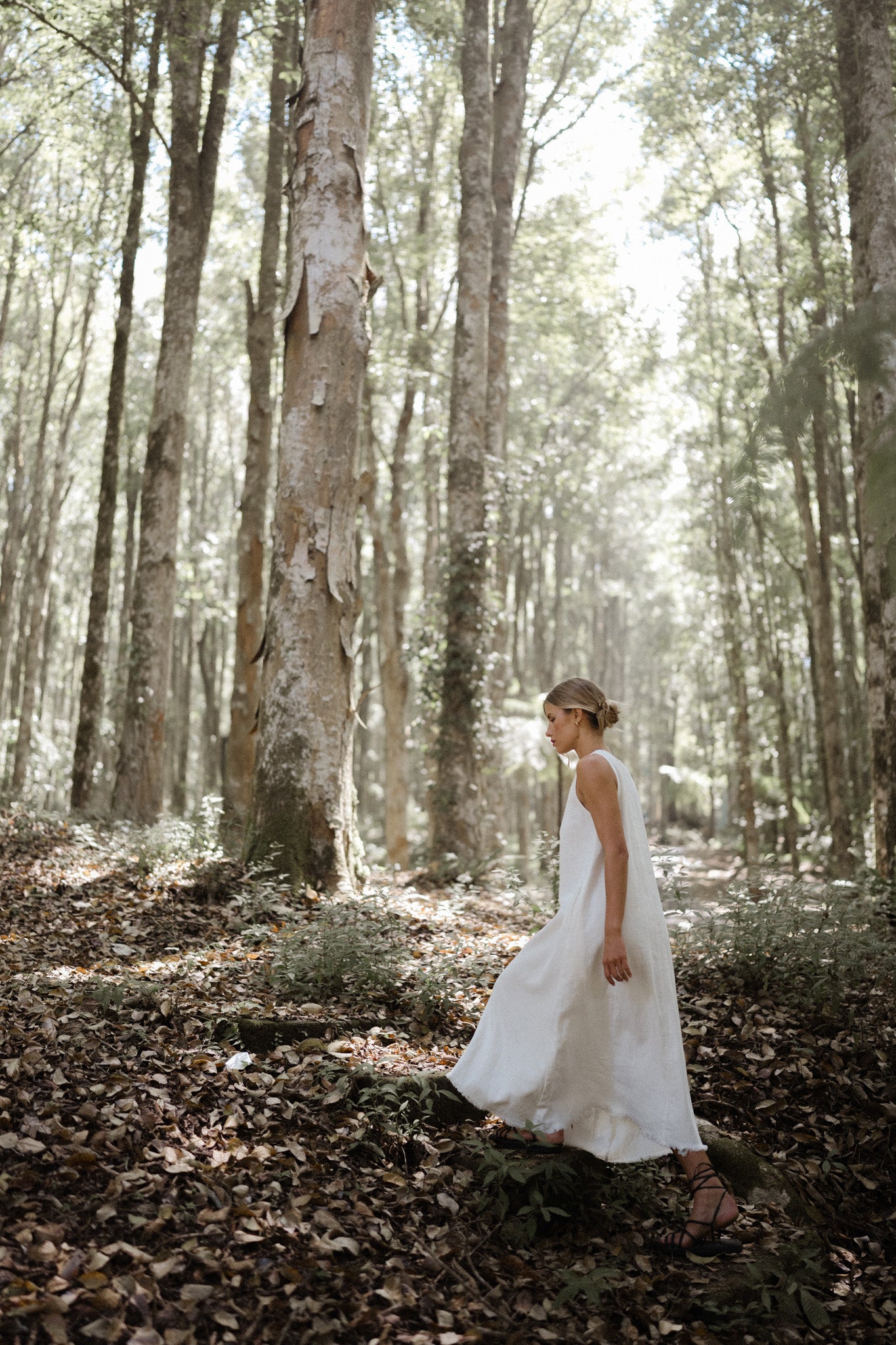 Milia Ramie Flare Dress