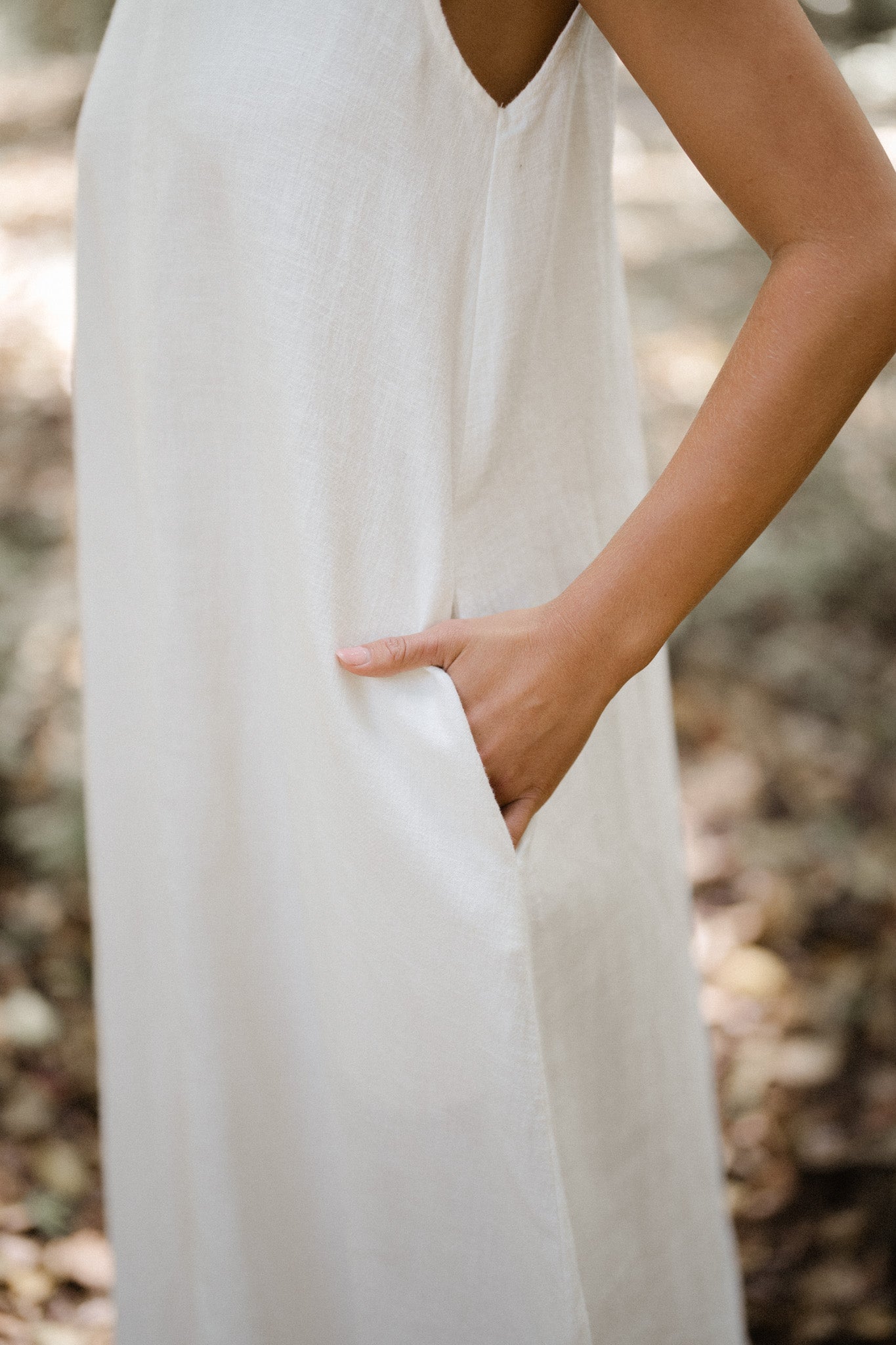 Milia Ramie Flare Dress