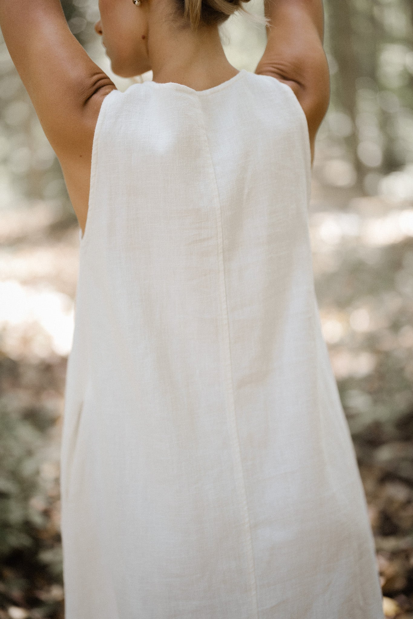 Milia Ramie Flare Dress