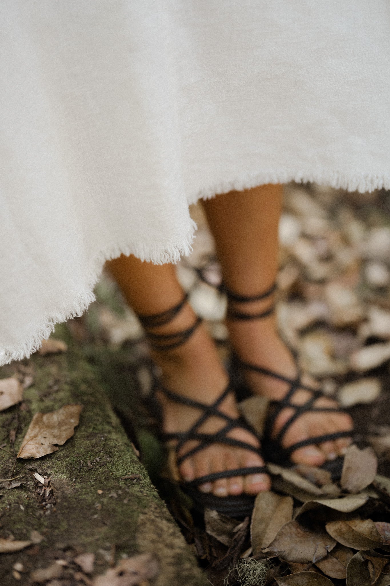 Milia Ramie Flare Dress
