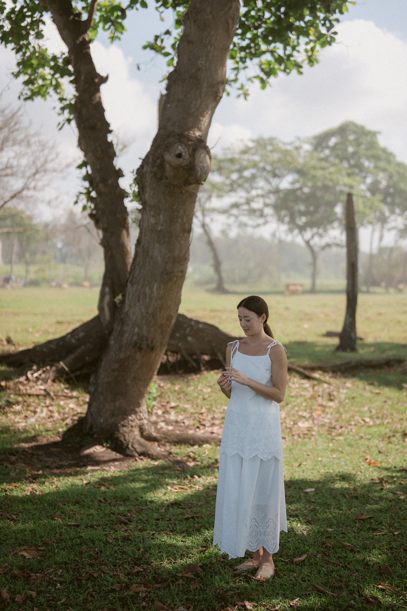 Embroidery Cotton Skirt